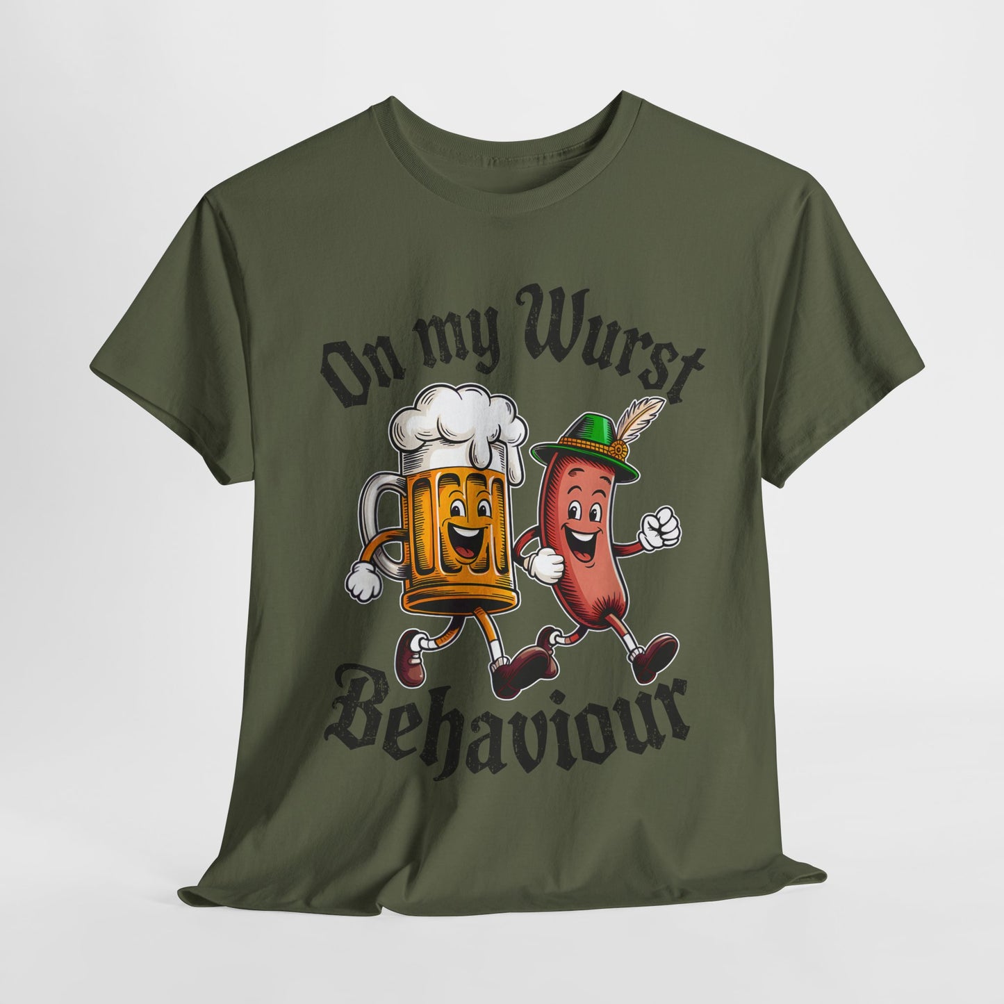 On My Wurst Behaviour Oktoberfest T- Shirt