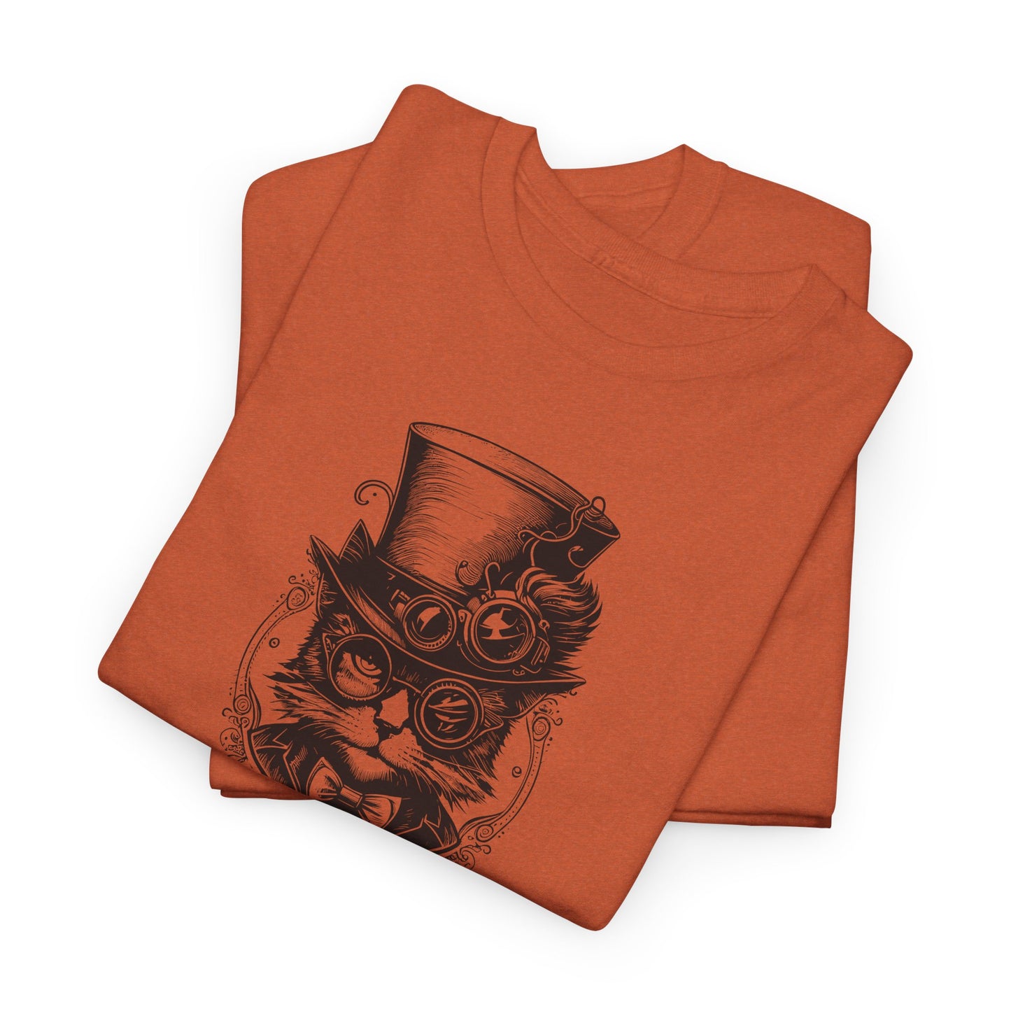 Steampunk Gent Cat T-Shirt - Victorian Tee