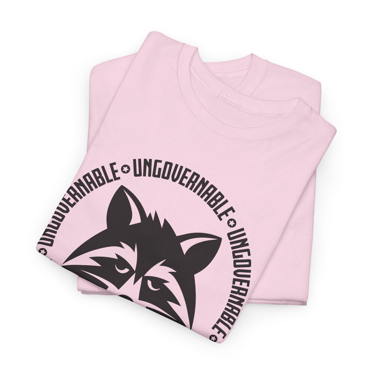Ungovernable Raccoon T-Shirt - Rebellious Graphic Tee