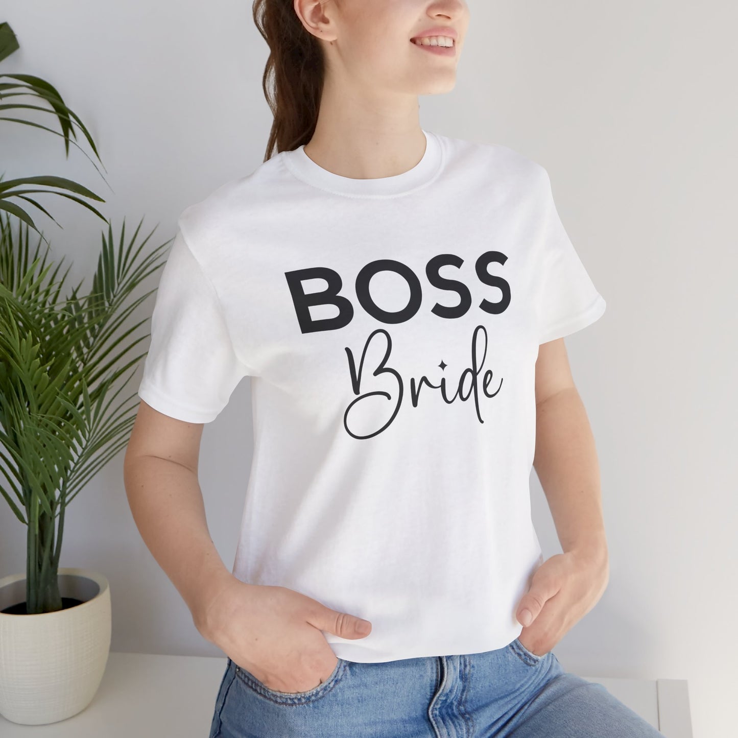 Boss Bride T-Shirt For Bachelorette Party T Shirt For Bridal Team TShirt