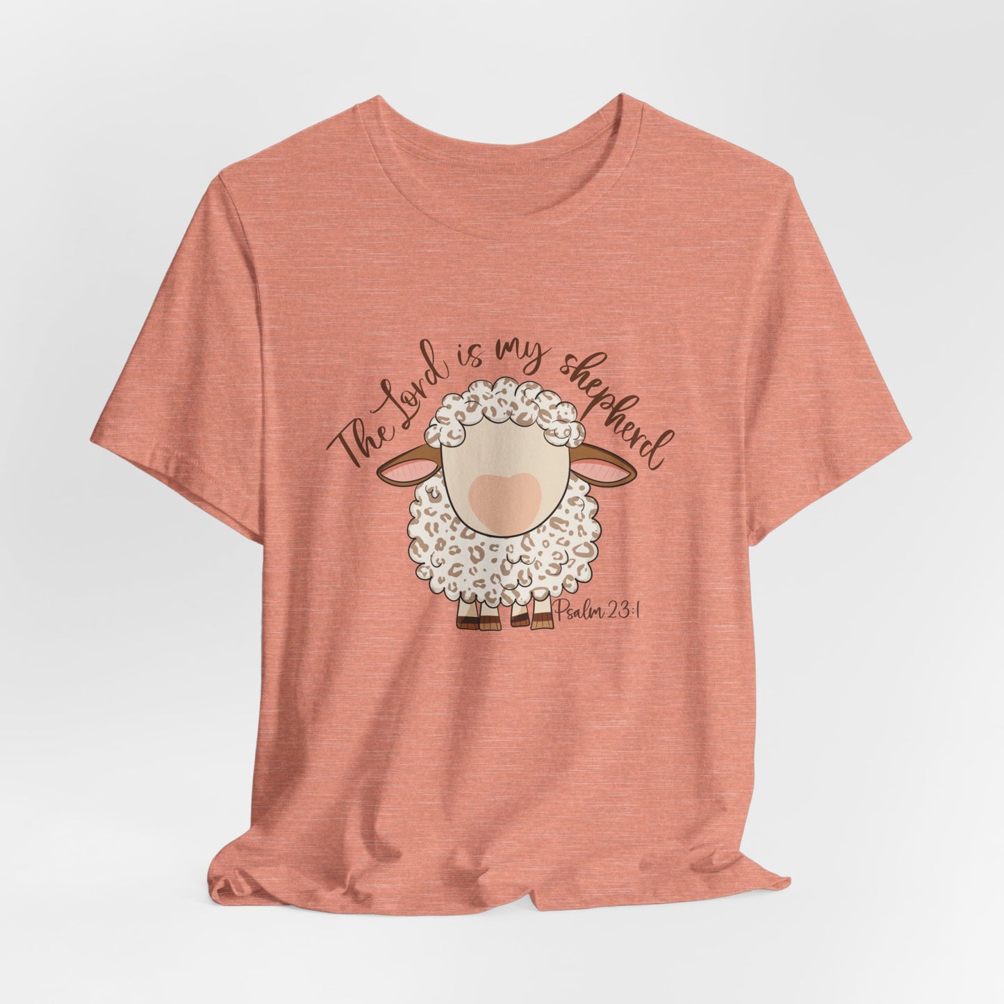 Cute Christian Sheep Tee - "The Lord is My Shepherd" T-Shirt