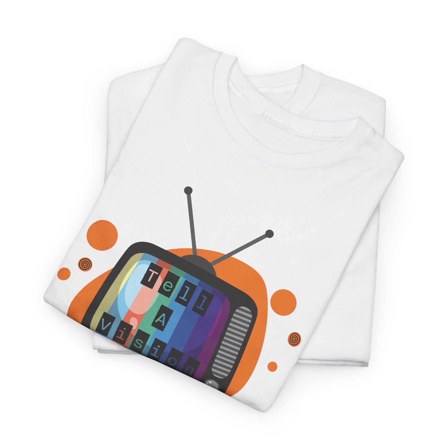 Tell A Vision T-Shirt - TV Mind Battle Graphic Tee