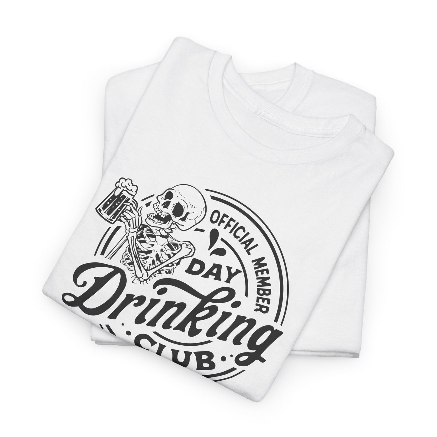 Day Drinking Skeleton T-Shirt - Snarky Graphic