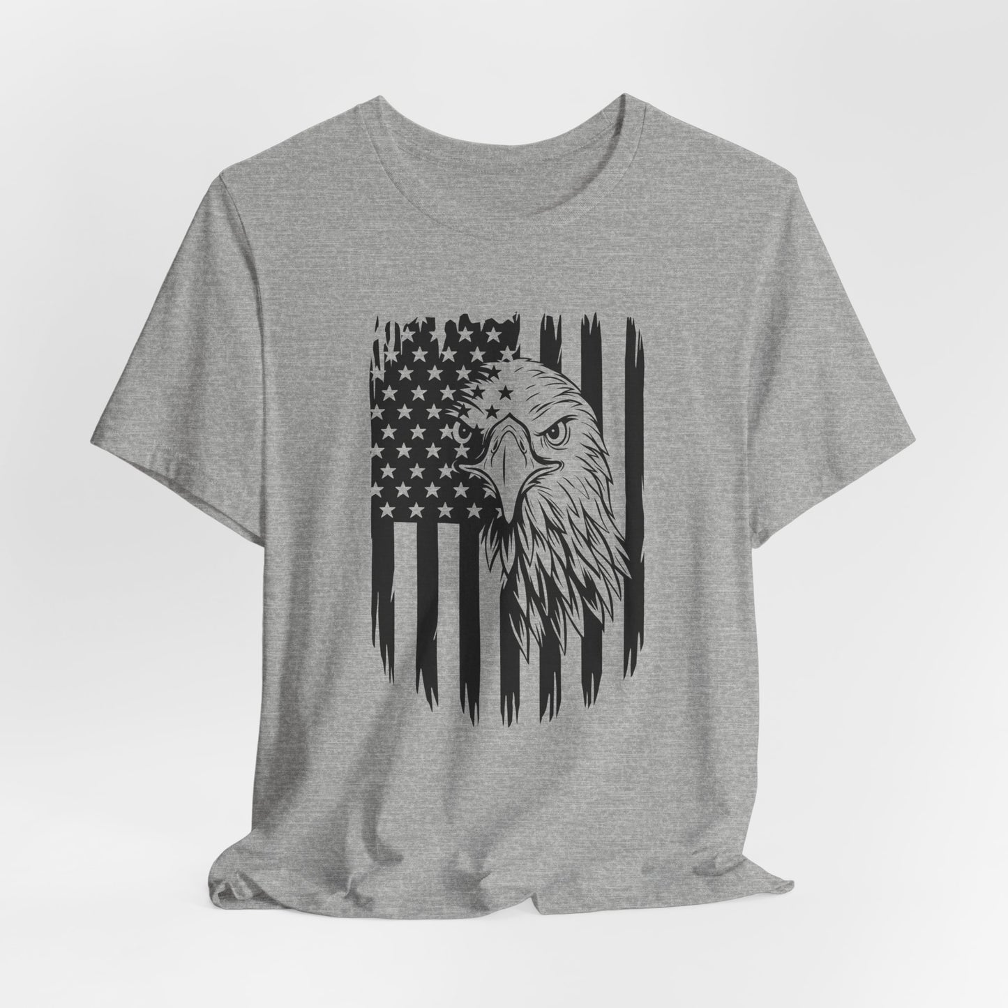American Flag Eagle T-Shirt - Patriotic Graphic Tee