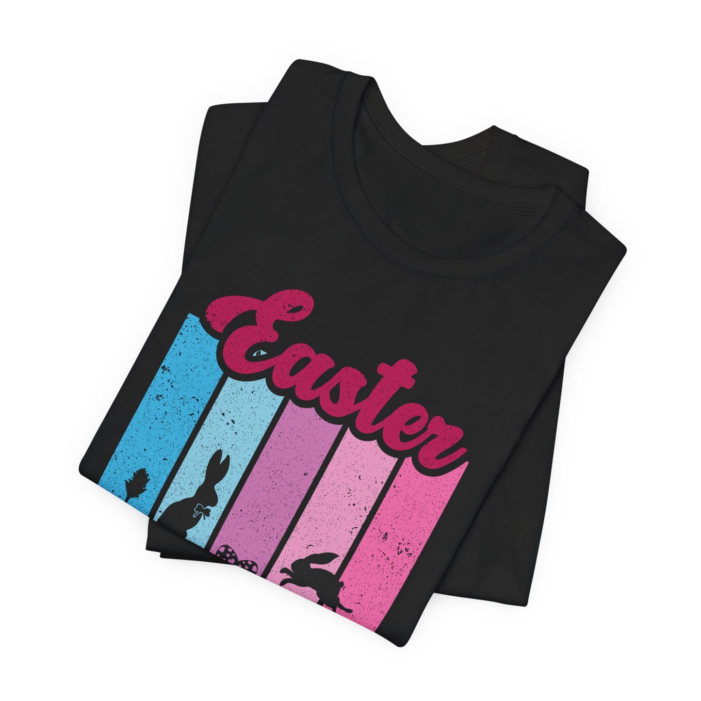 Easter Bunny Silhouette T-Shirt - Pastel Graphic Tee