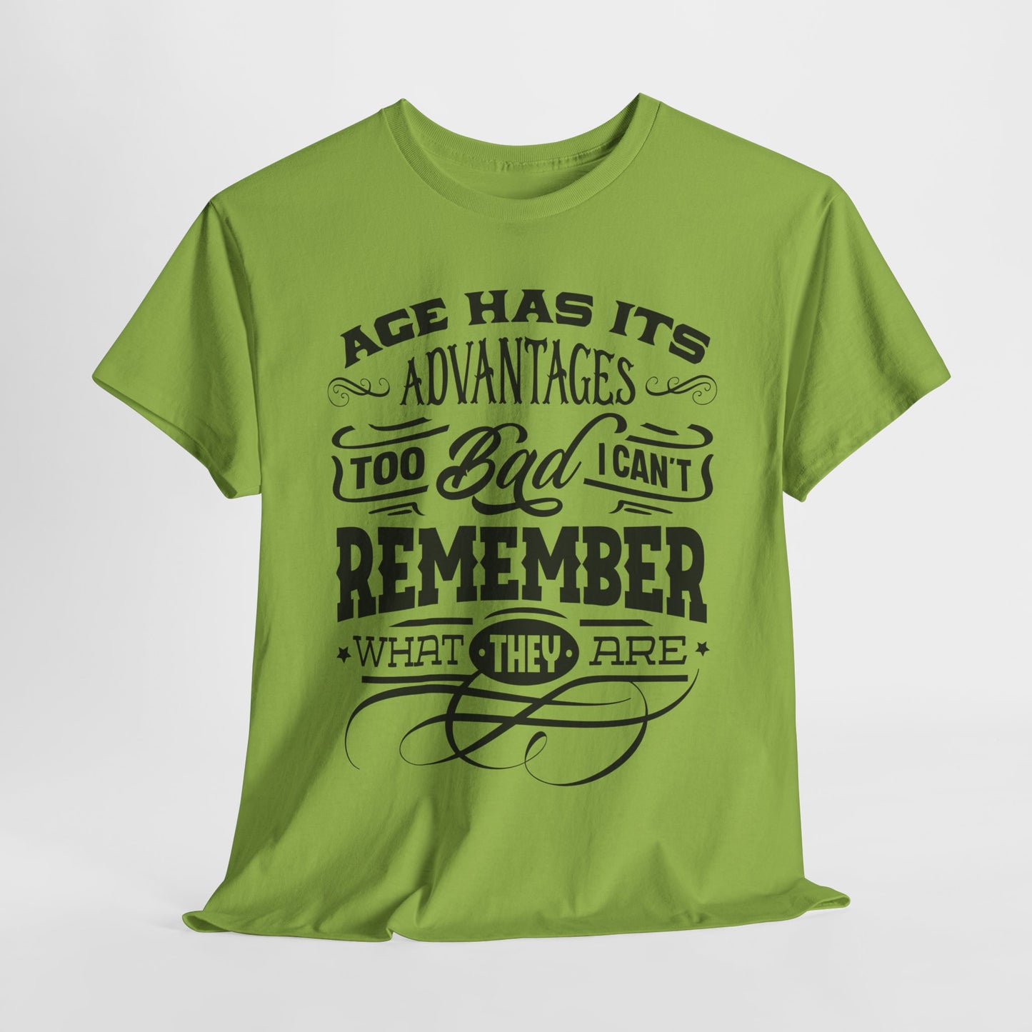 Age Advantages T-Shirt - Funny Memory Graphic Tee