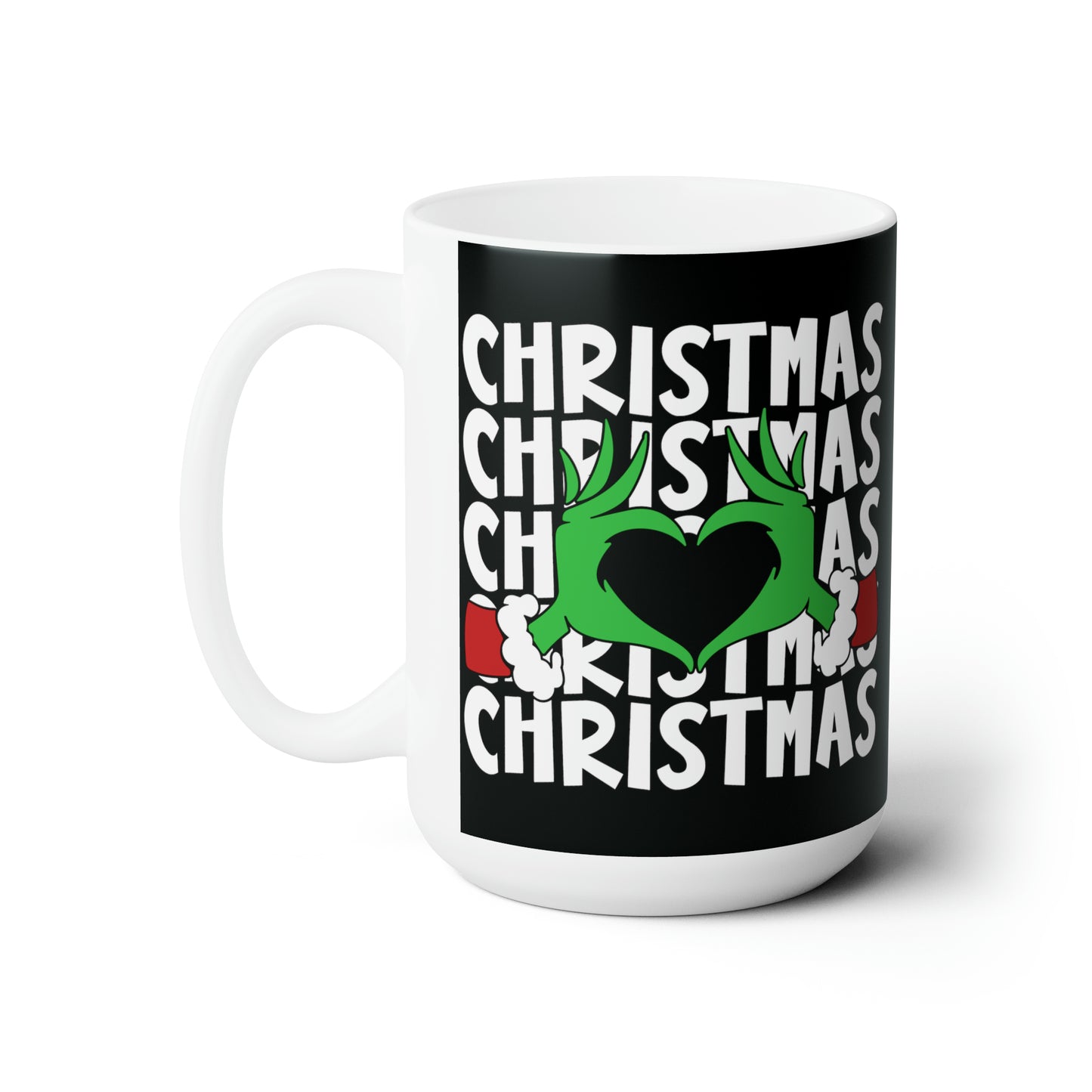 Christmas Grinch Coffee Mug Hot Tea Cocoa Cup