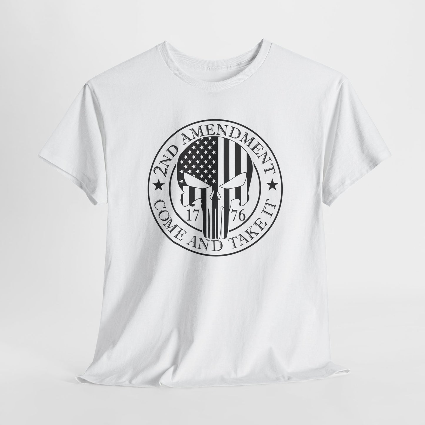 Second Amendment Come And Take It T-Shirt - Punisher Tee