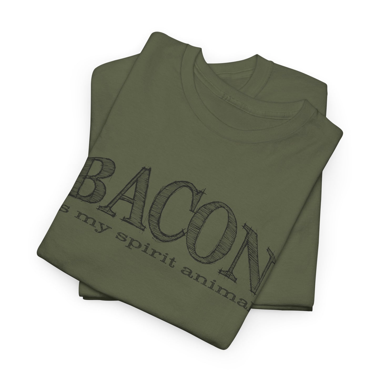 Bacon Is My Spirit Animal T-Shirt - Funny Graphic