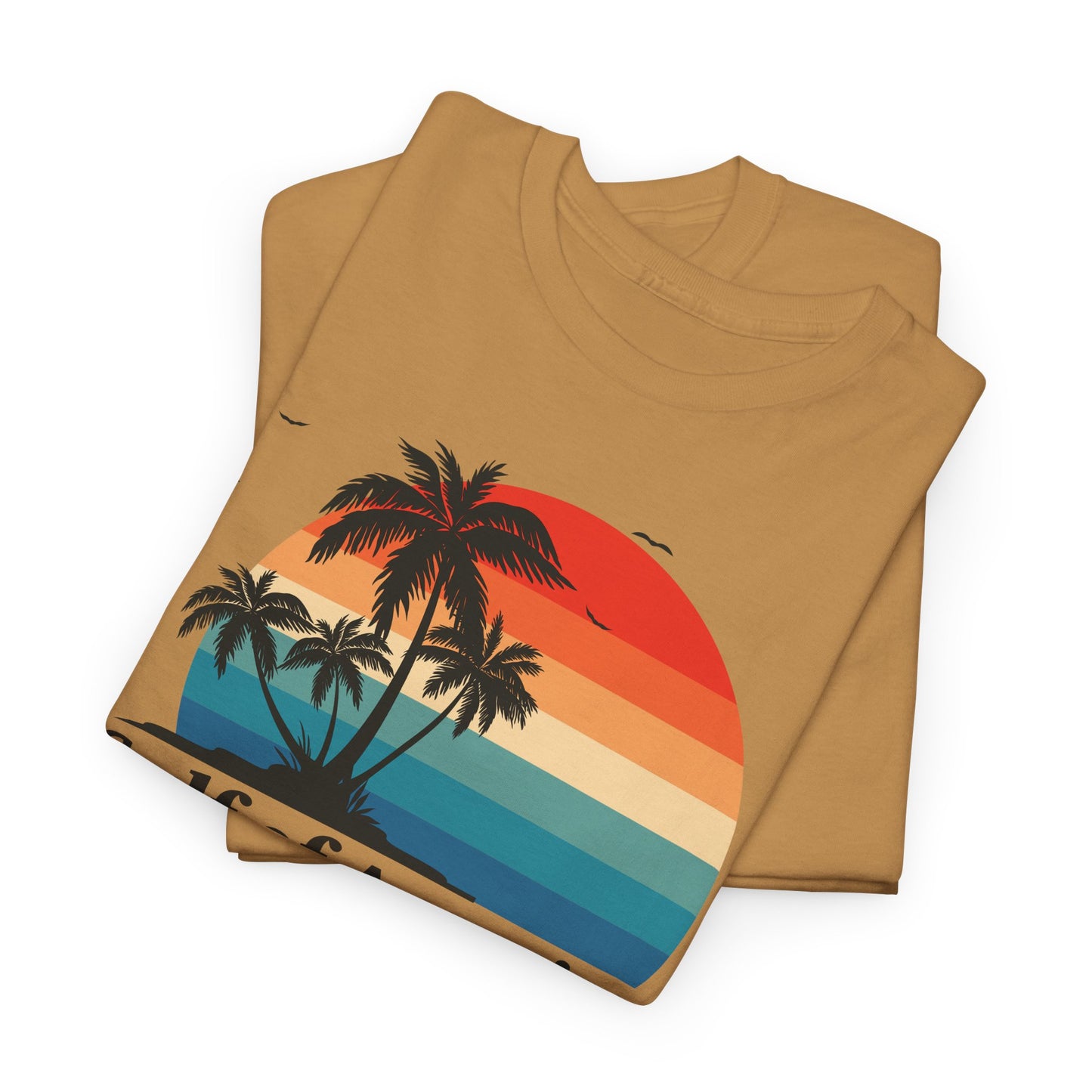 Gulf of America 2025 Sunset T-Shirt - Retro Beach Vibes