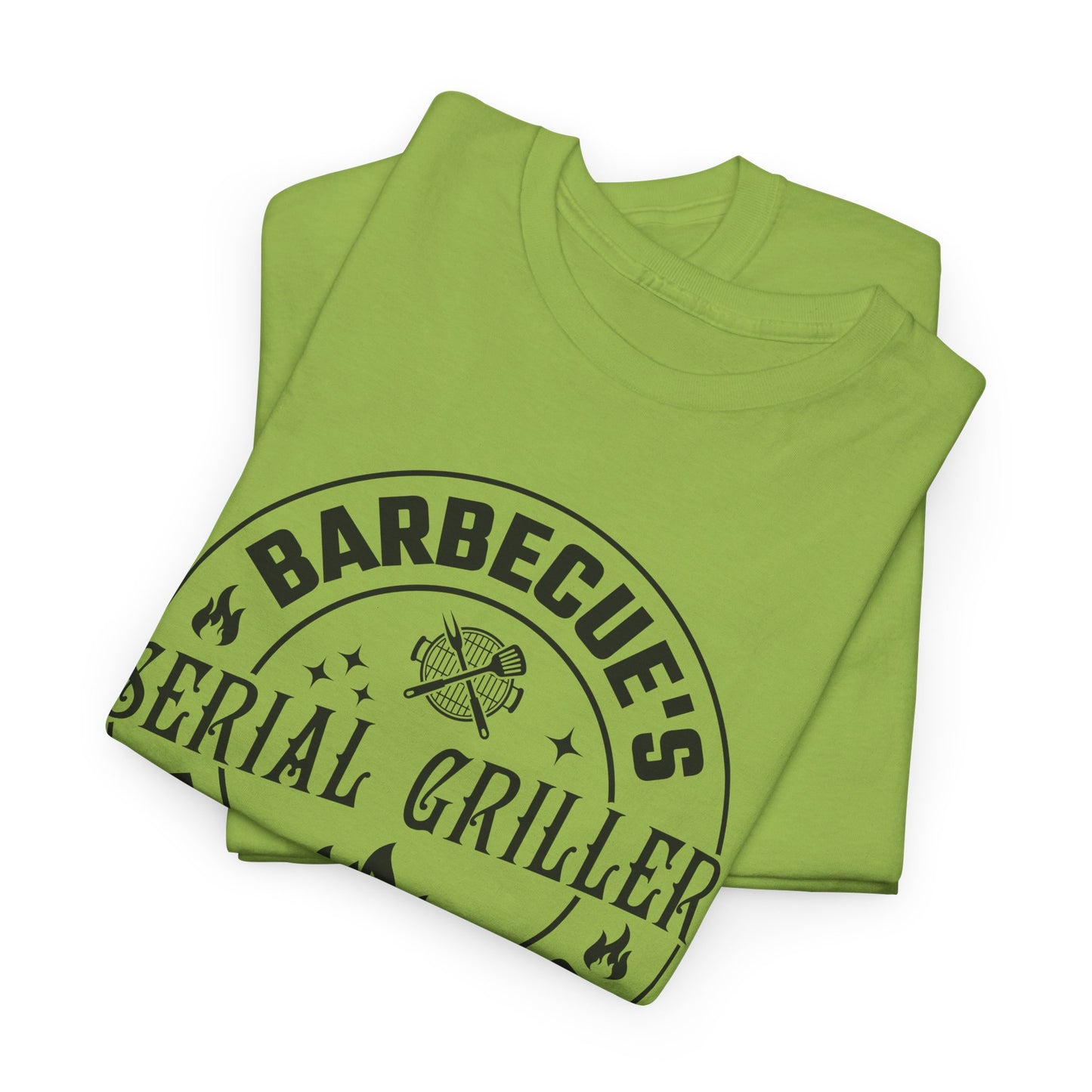 Serial Griller T-Shirt - BBQ Most Wanted Graphic