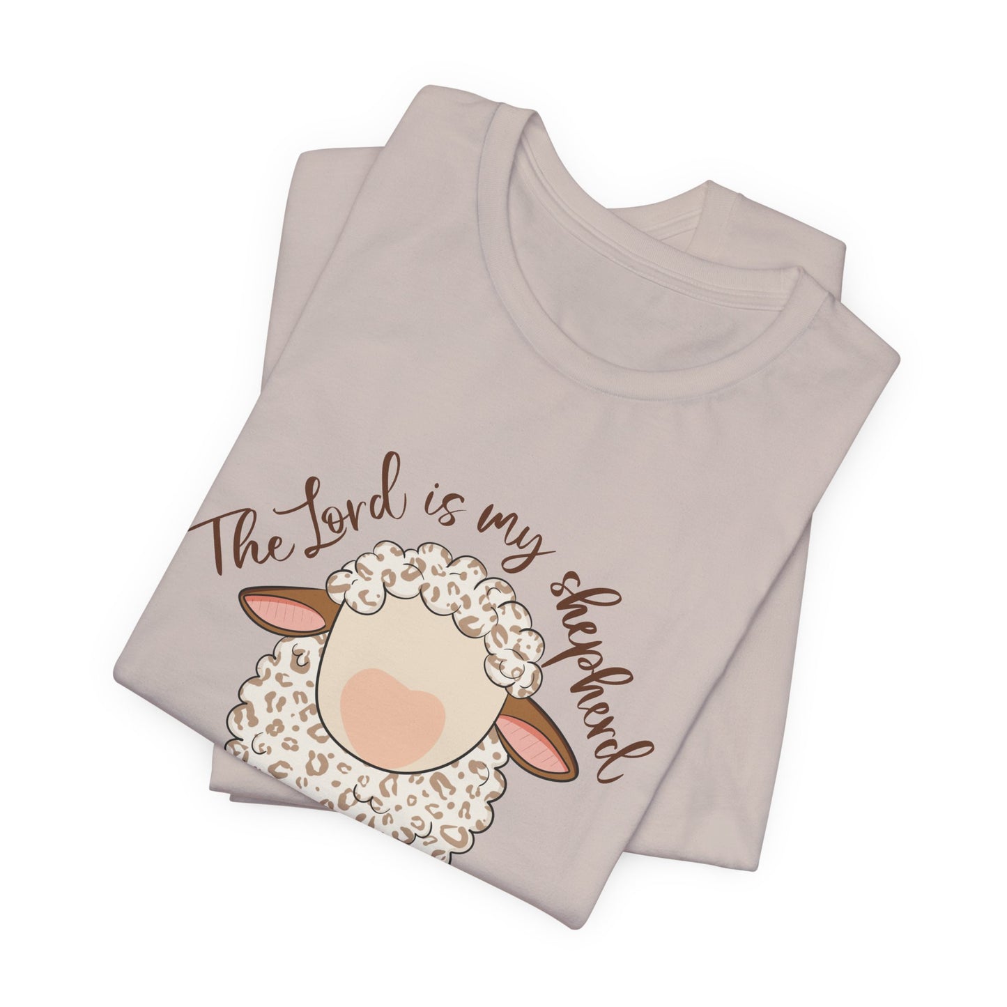 Cute Christian Sheep Tee - "The Lord is My Shepherd" T-Shirt