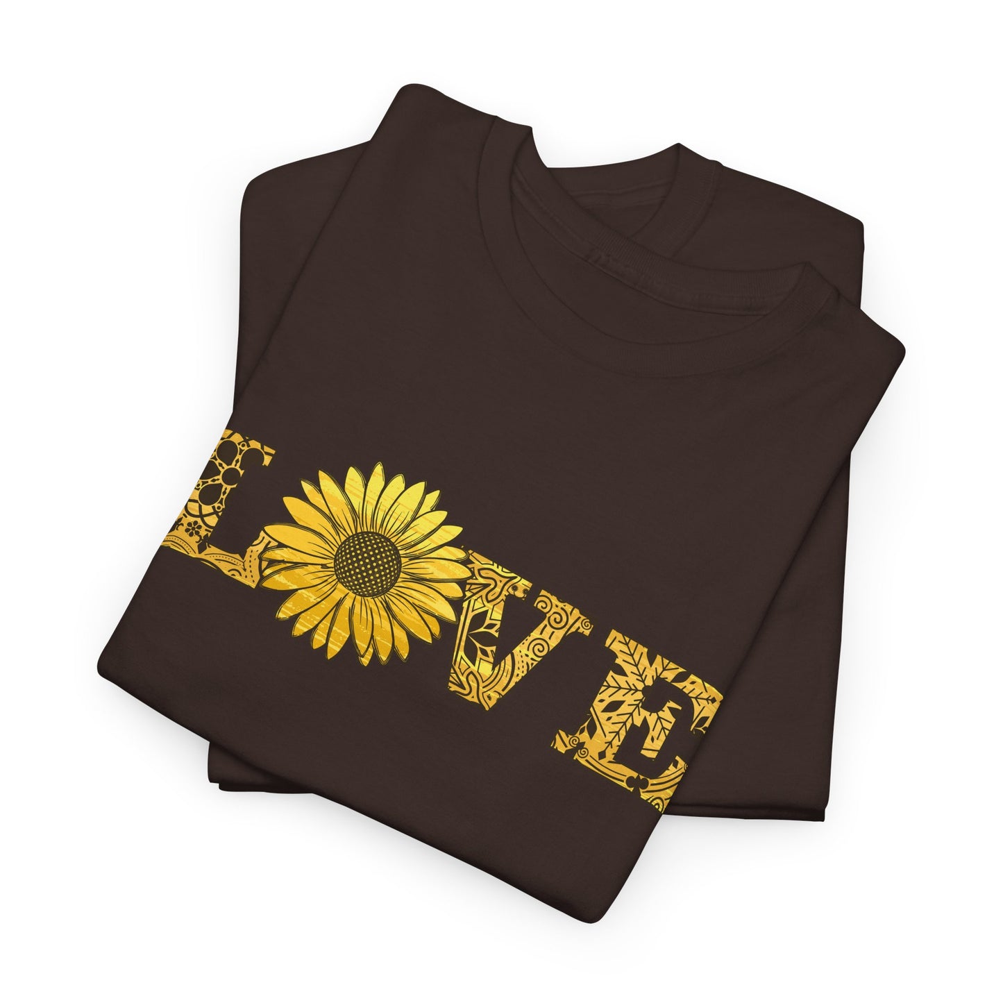 Love Sunflower T-Shirt - Floral Design