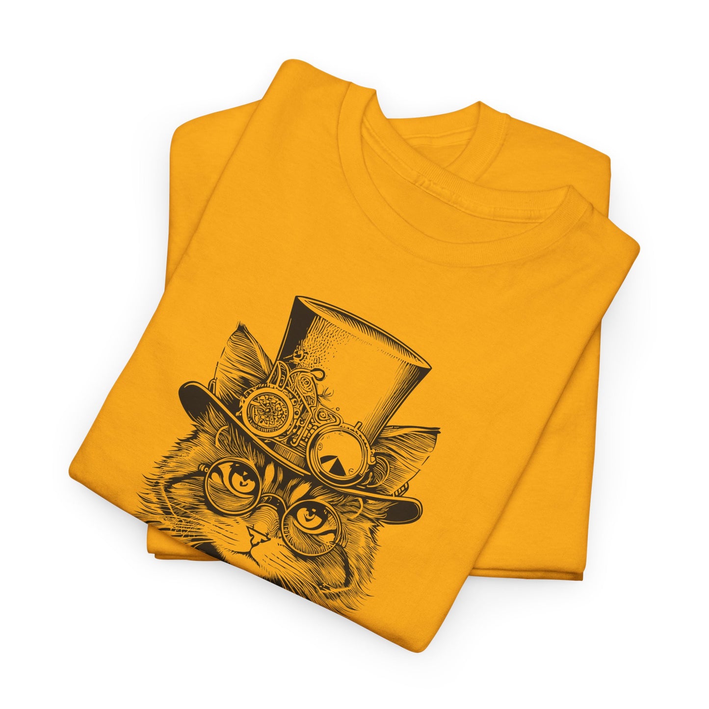 Steampunk Lady Cat T-Shirt - Victorian Tee