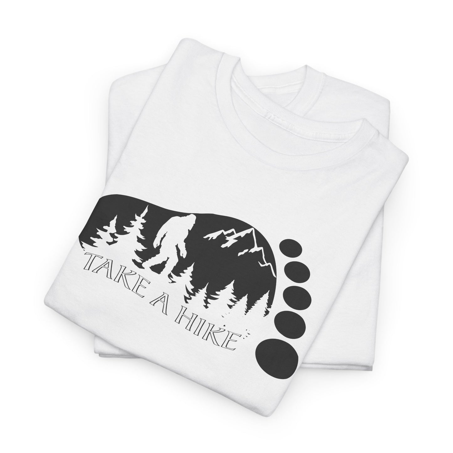 Bigfoot Hiking T-Shirt - Outdoor Adventure Graphic