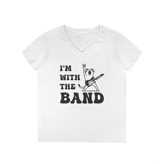 I’m With the Band T-Shirt – Retro Cat Rocker Tee