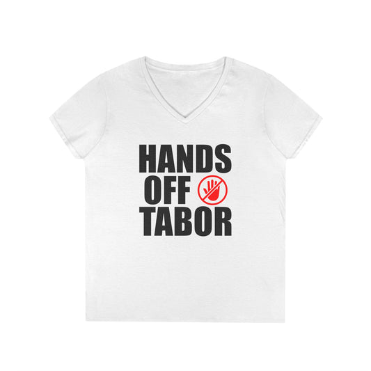 Hands Off TABOR V-neck T-Shirt