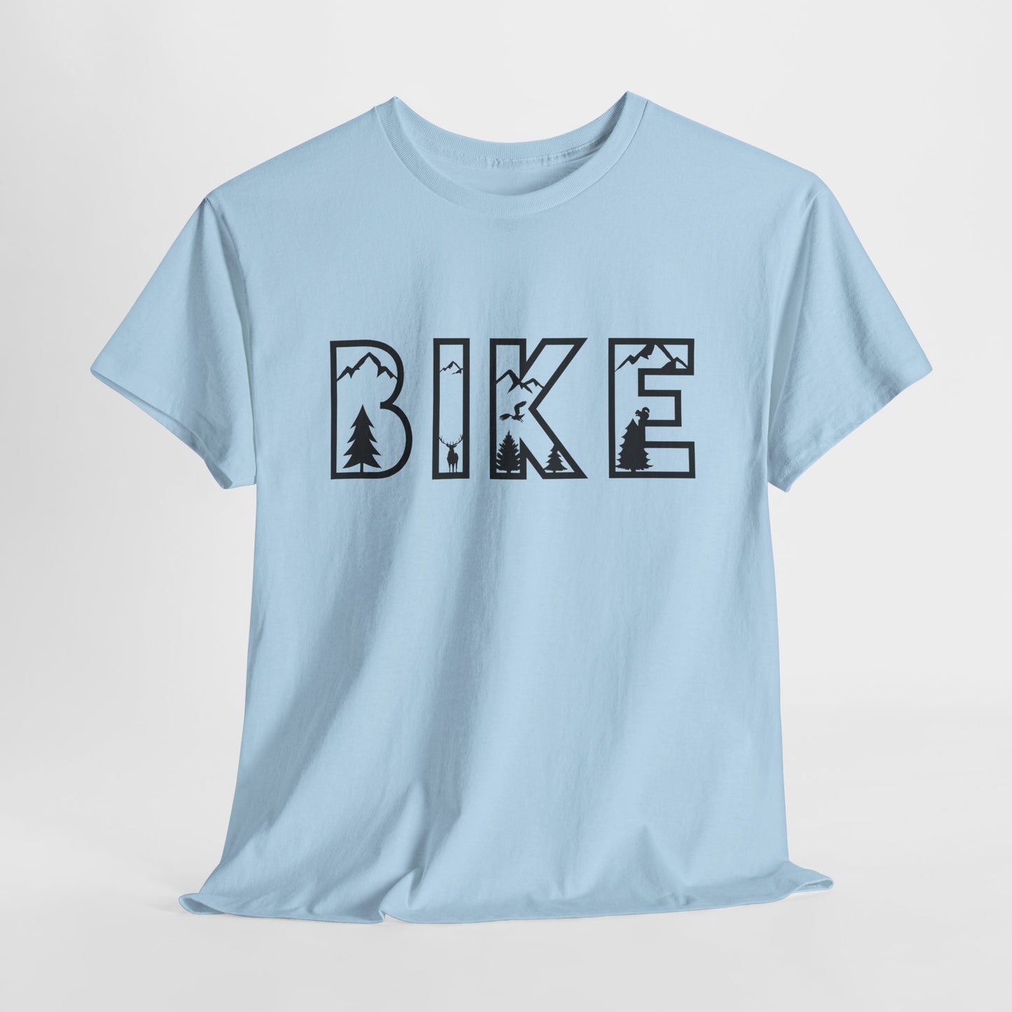 Bike Nature Font T-Shirt