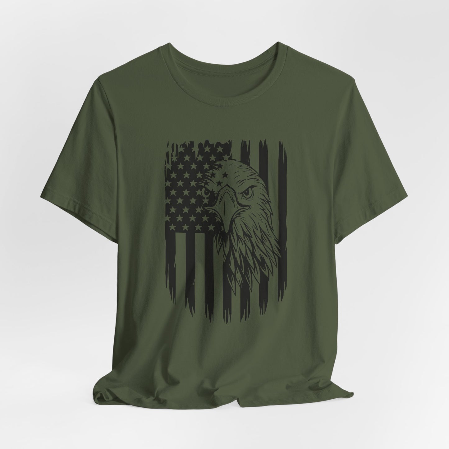 American Flag Eagle T-Shirt - Patriotic Graphic Tee