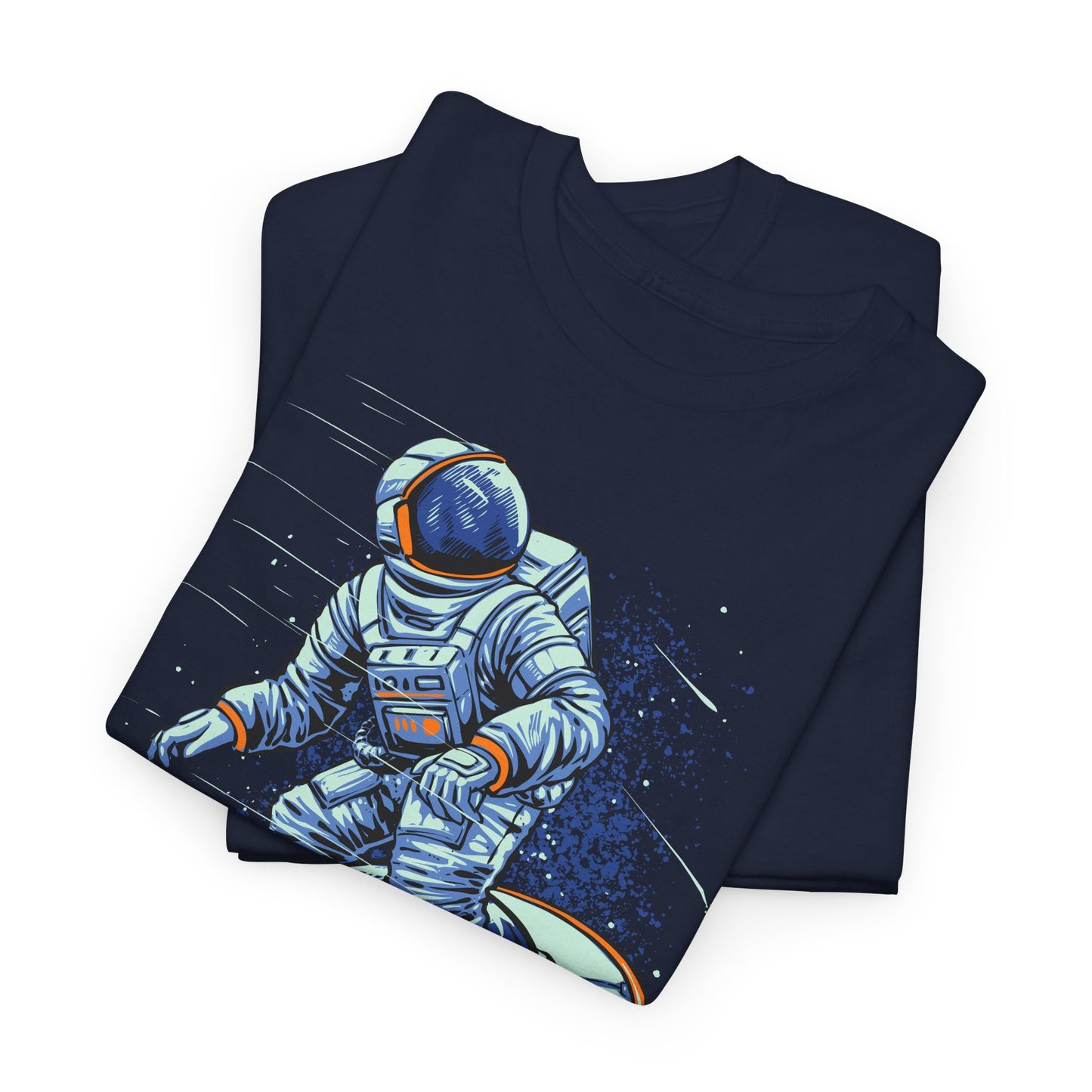 Space Surfer T-Shirt - Astronaut UFO Graphic