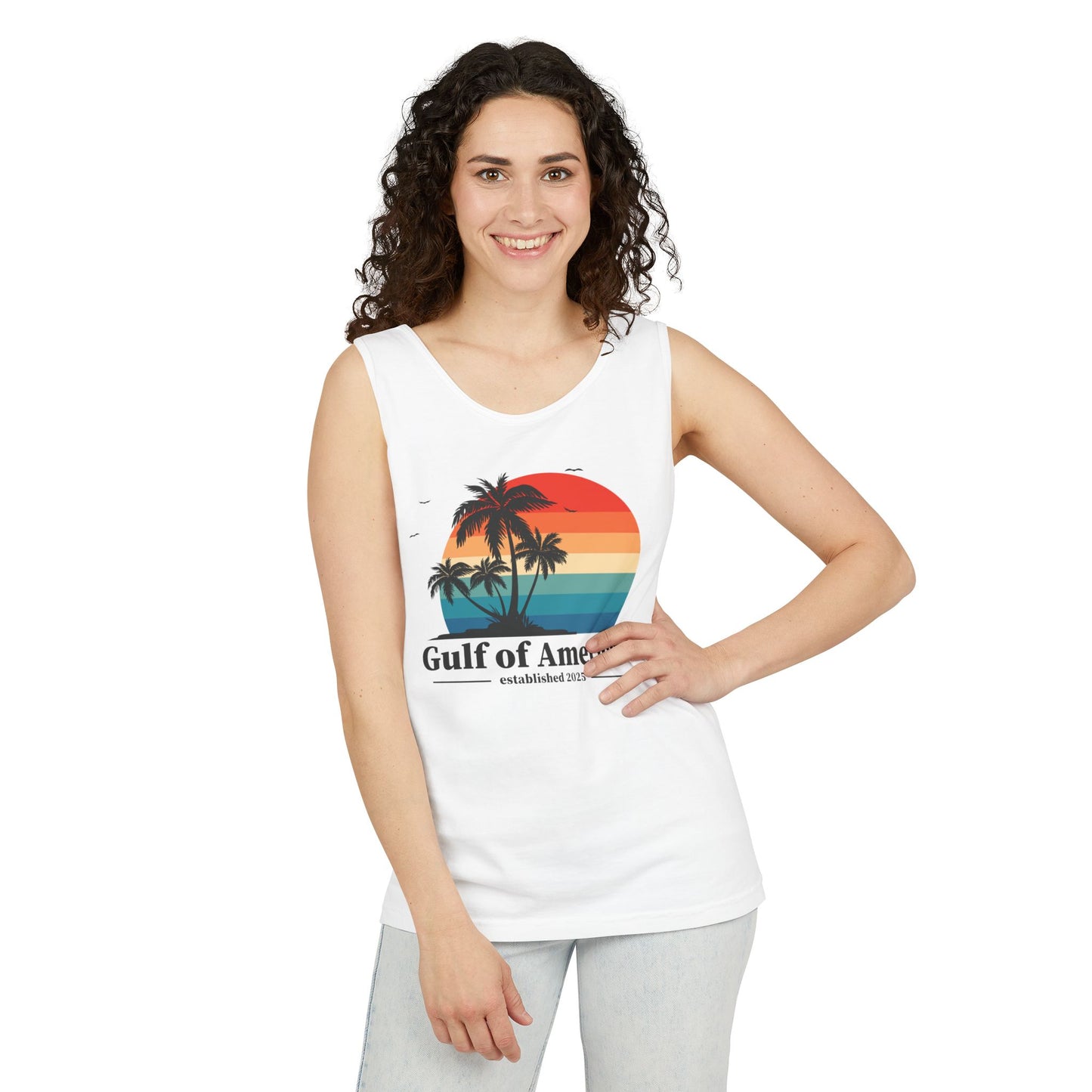 Gulf of America 2025 Sunset Tank Top