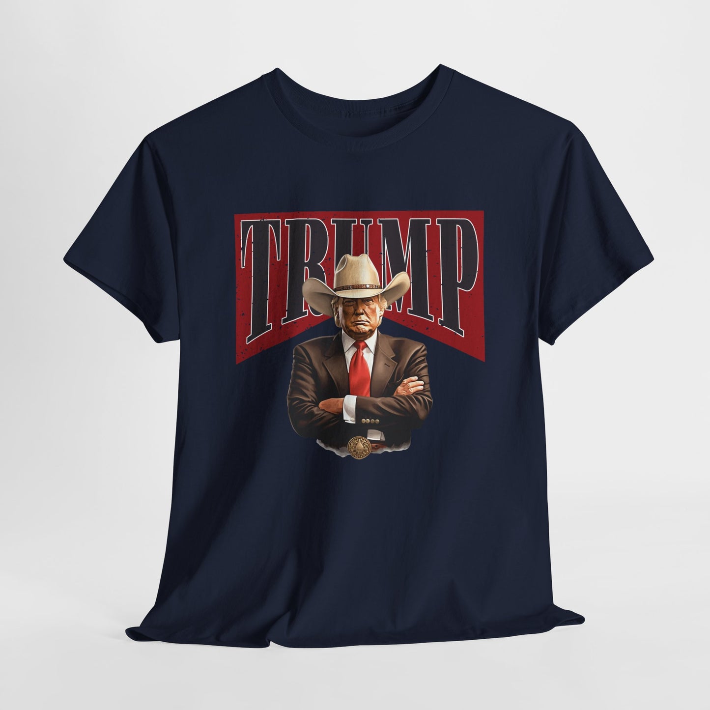 Trump Cowboy T-Shirt - Western Patriot Graphic Tee