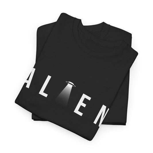 Alien Beam T-Shirt - Spaceship Graphic Design