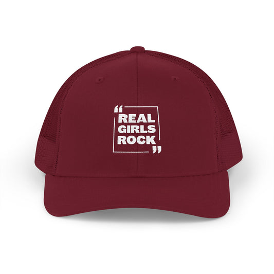 Real Girls Rock Snapback Trucker Cap