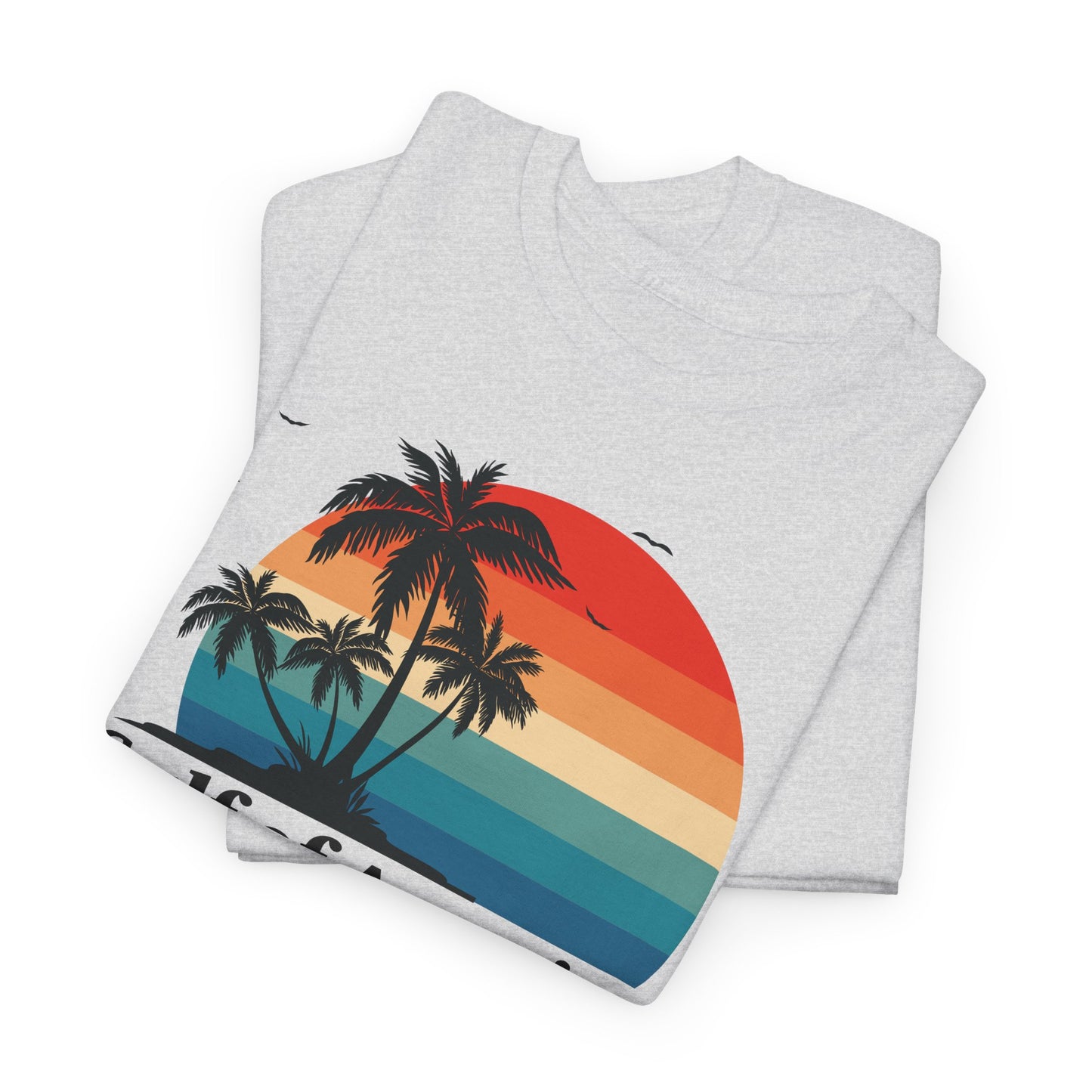 Gulf of America 2025 Sunset T-Shirt - Retro Beach Vibes