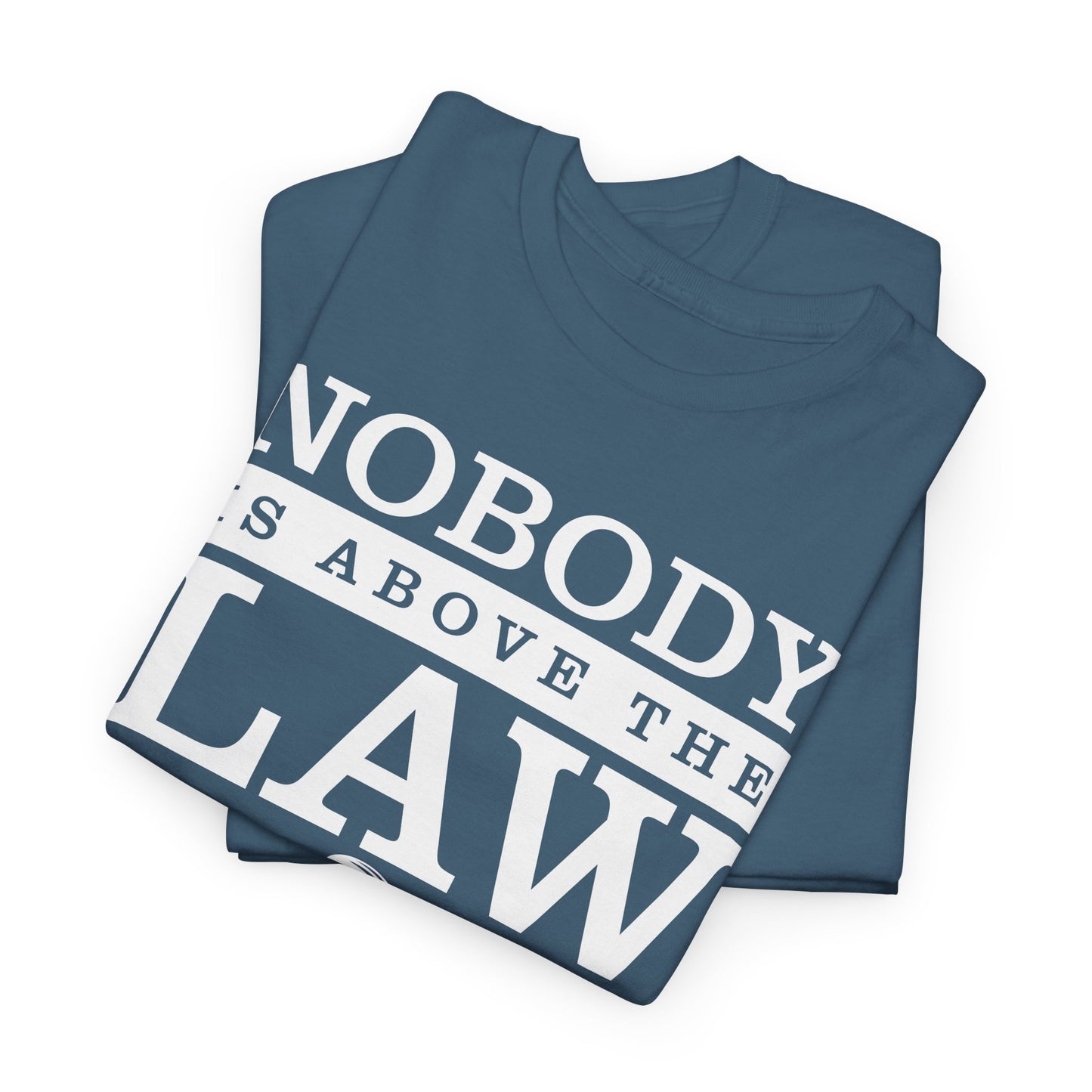 Nobody is Above the Law T-Shirt - Justice Graphic Tee