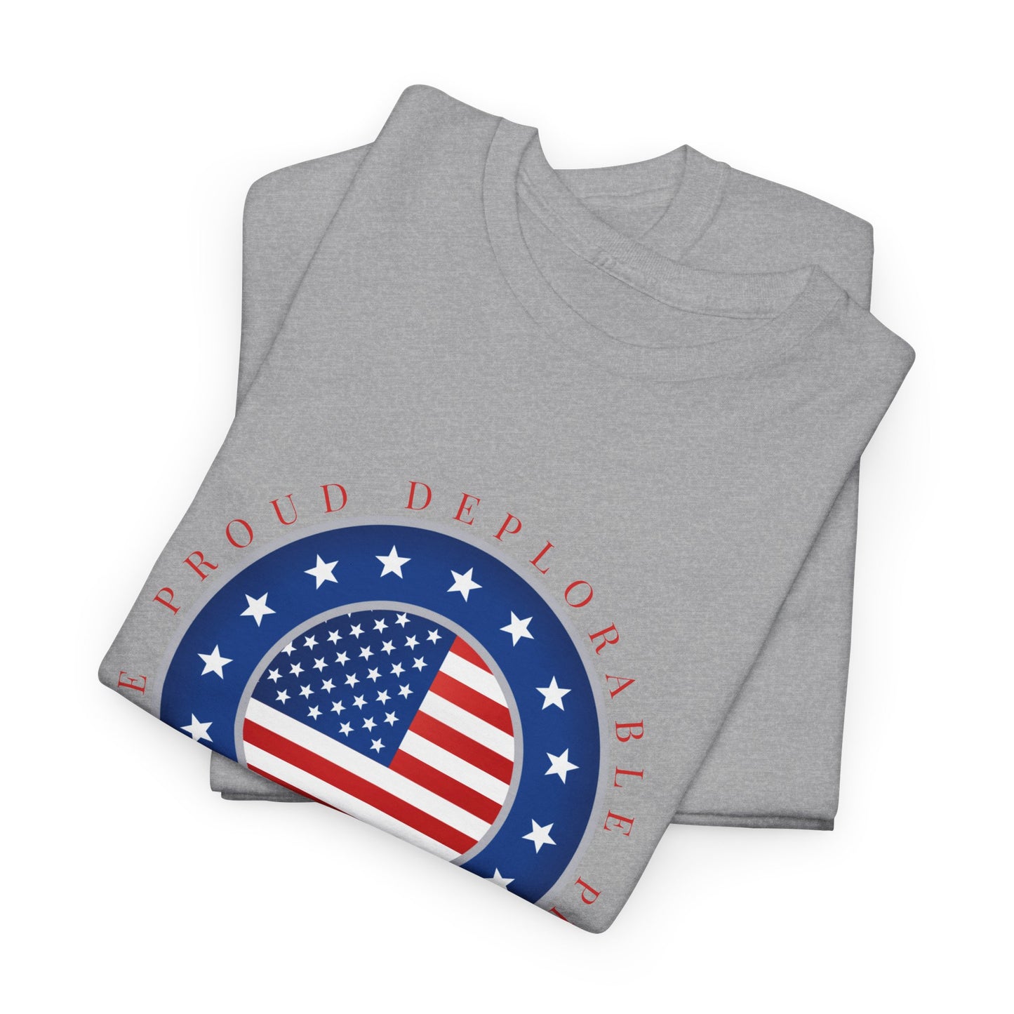 Proud Deplorable American Flag T-Shirt