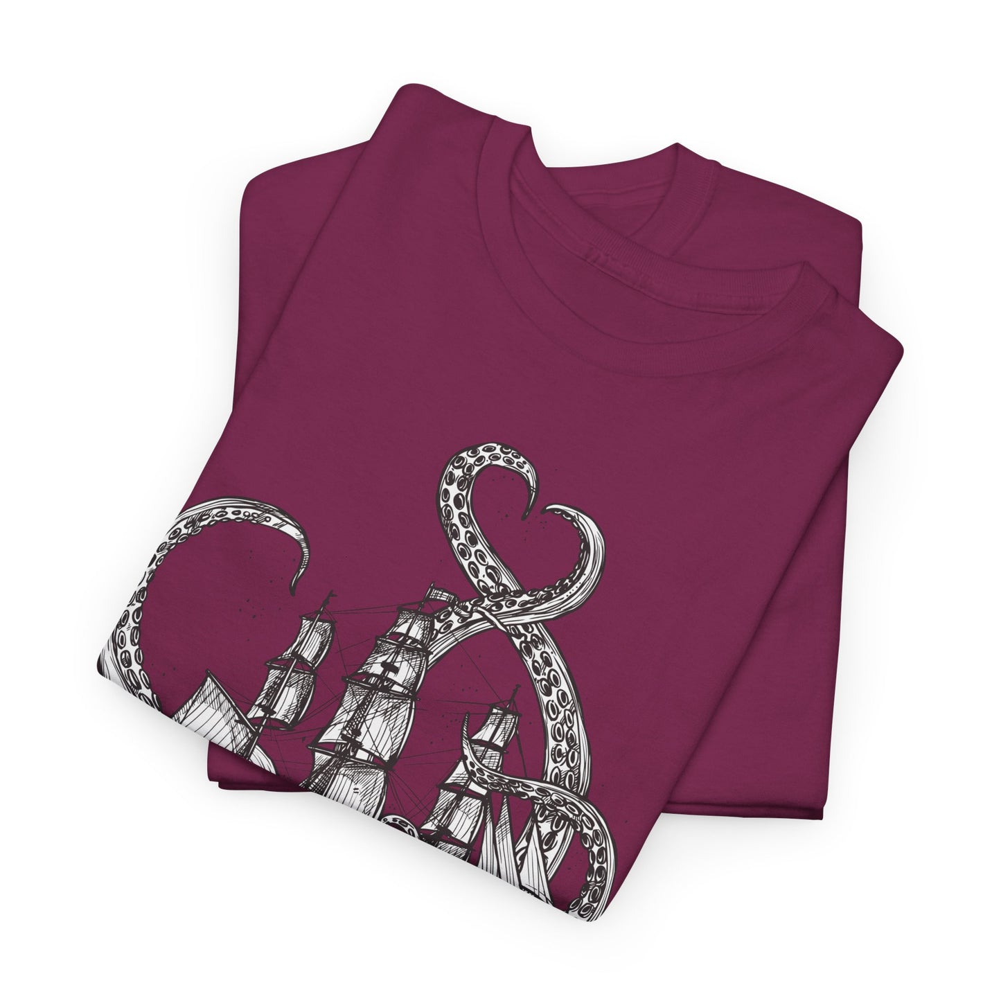 Release The Kraken T-Shirt - Political Ship & Kraken Tee