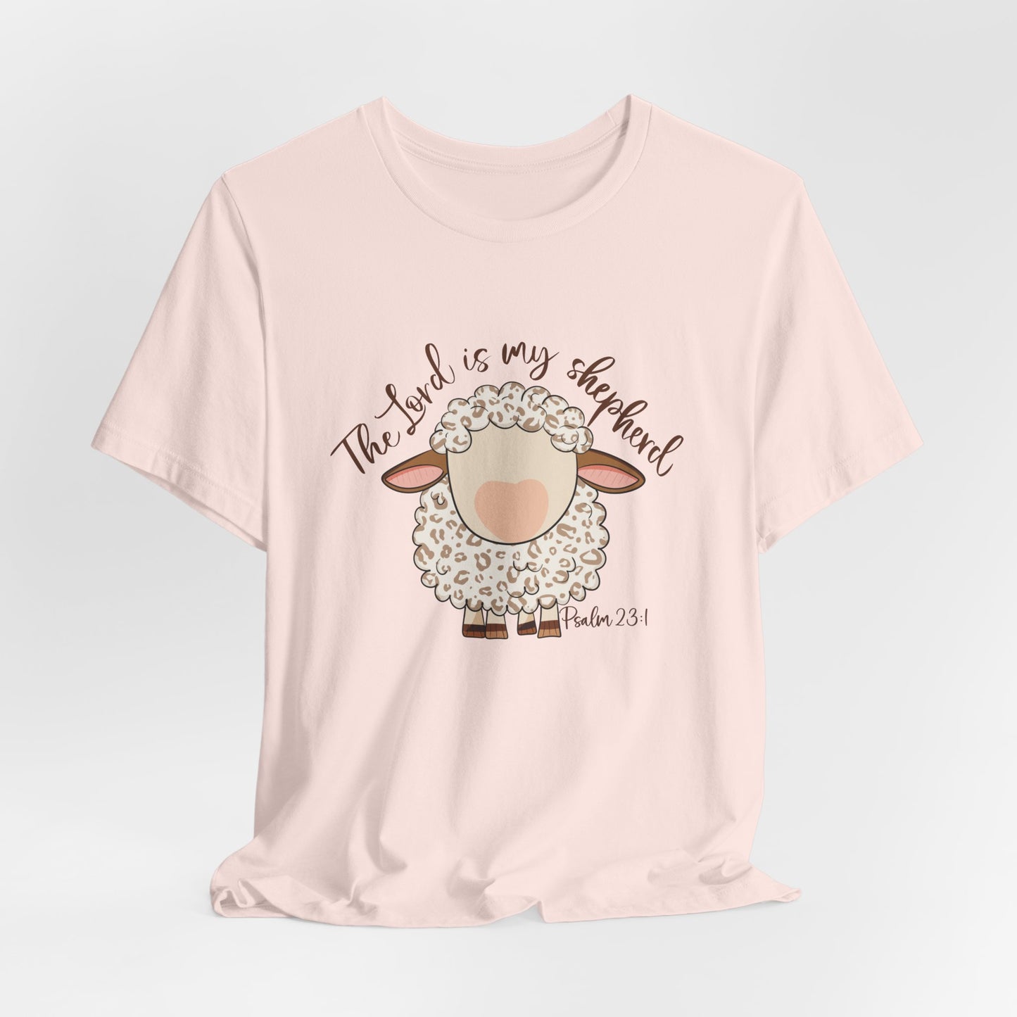 Cute Christian Sheep Tee - "The Lord is My Shepherd" T-Shirt