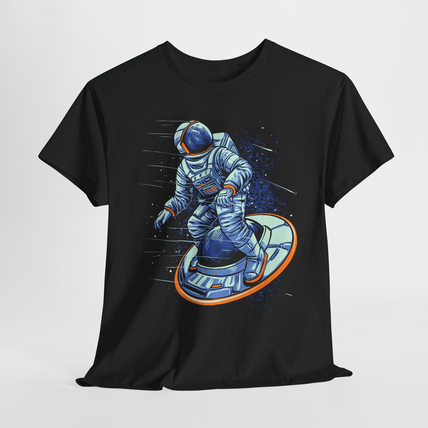 Space Surfer T-Shirt - Astronaut UFO Graphic