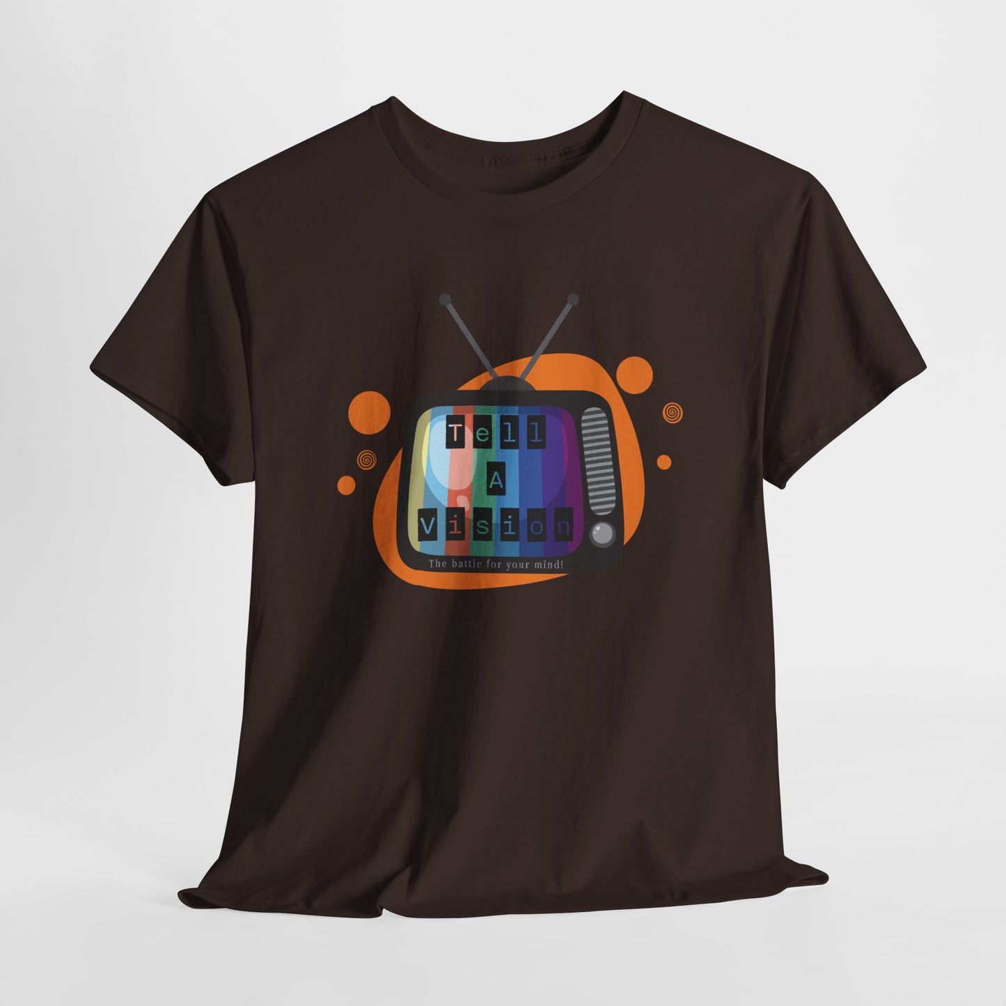 Tell A Vision T-Shirt - TV Mind Battle Graphic Tee
