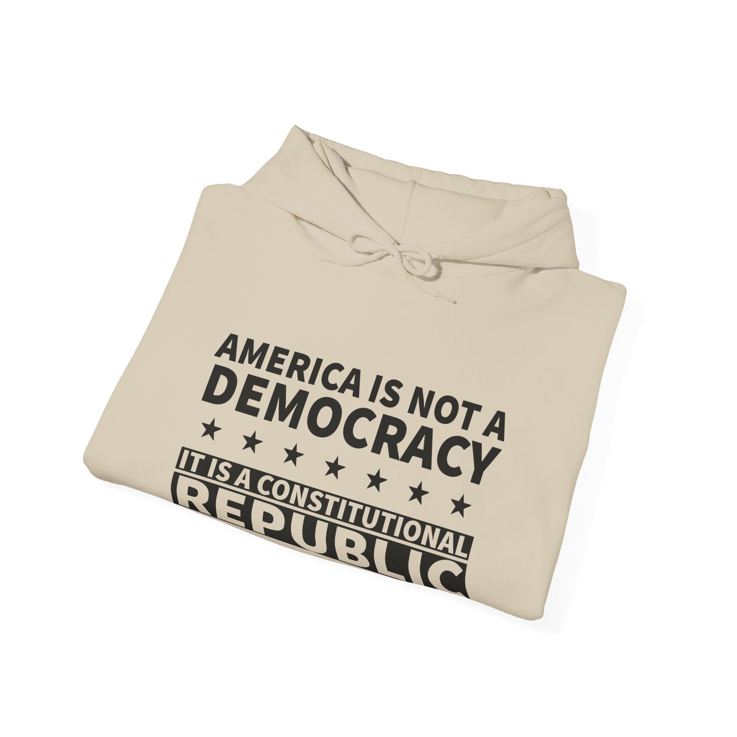 America Constitutional Republic Statement Hoodie