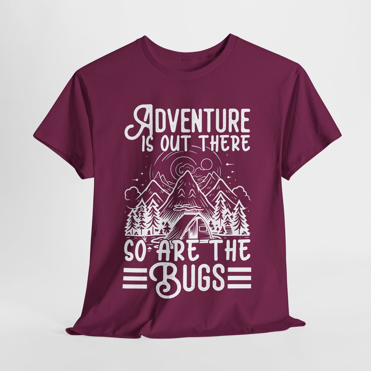 Adventure and Bugs Funny Camping T-Shirt