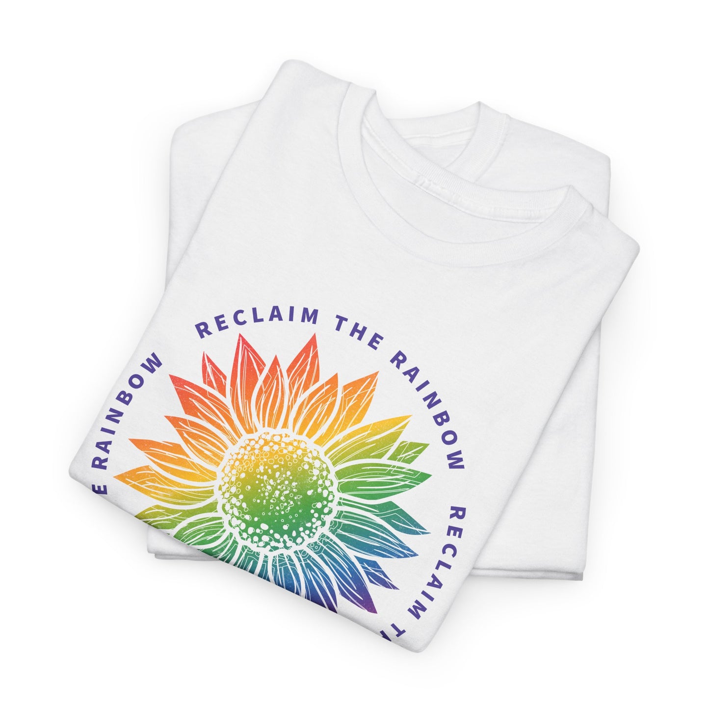 Reclaim The Rainbow Sunflower Graphic Tee