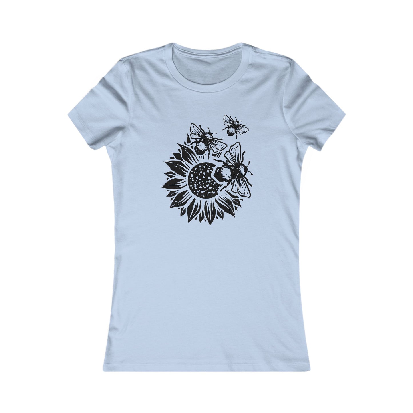 Sunflower Bees T-Shirt - Nature Graphic