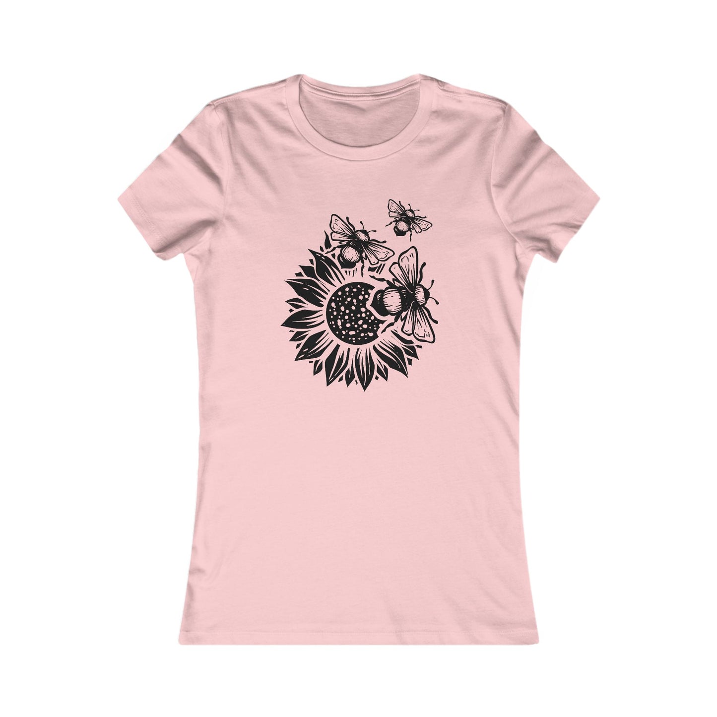 Sunflower Bees T-Shirt - Nature Graphic