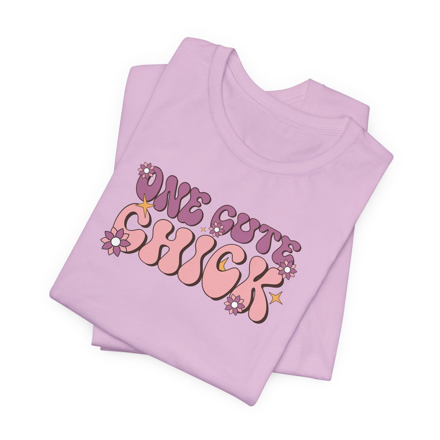 One Cute Chick T Shirt - Retro Graphic Tee