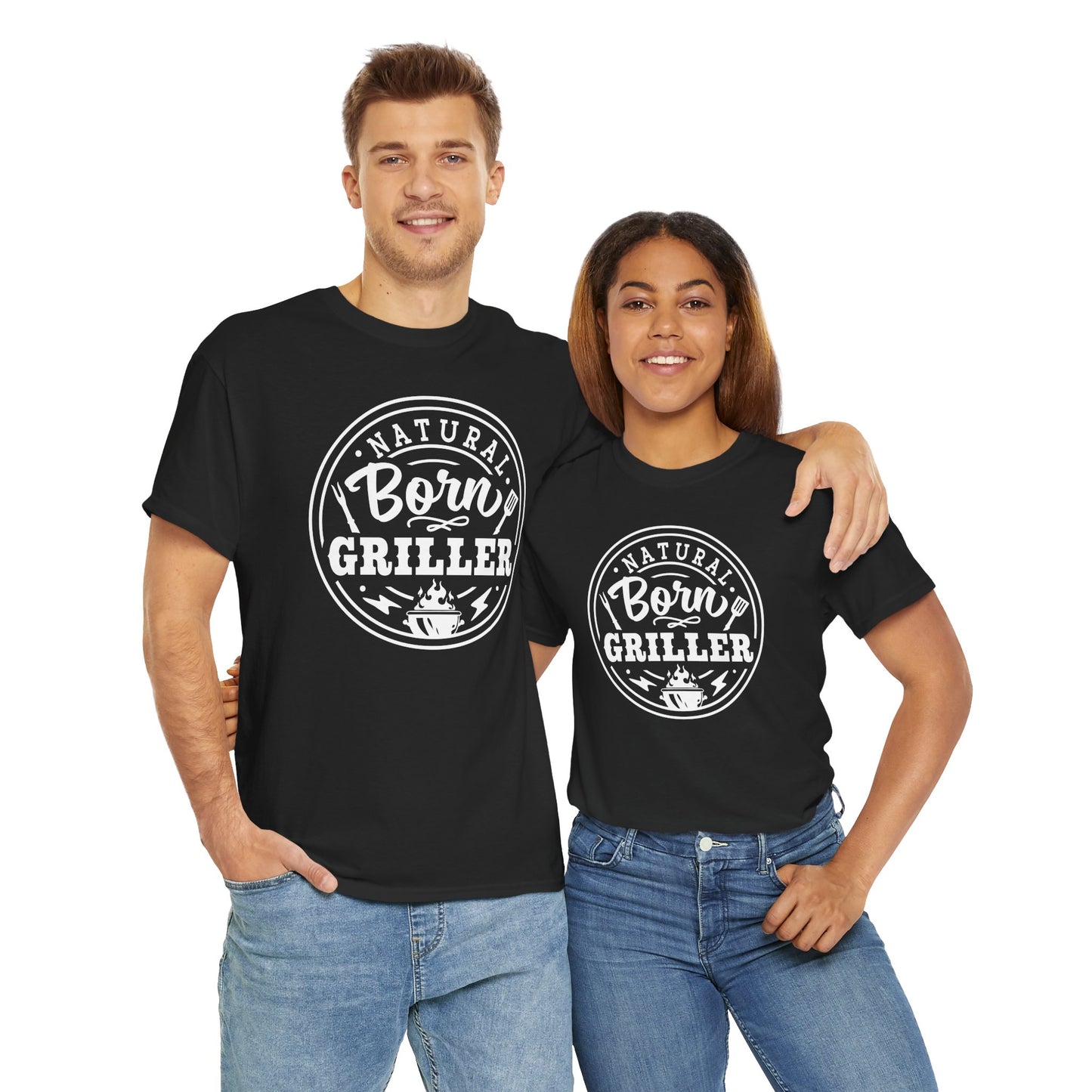 Natural Born Griller BBQ Dad Tee