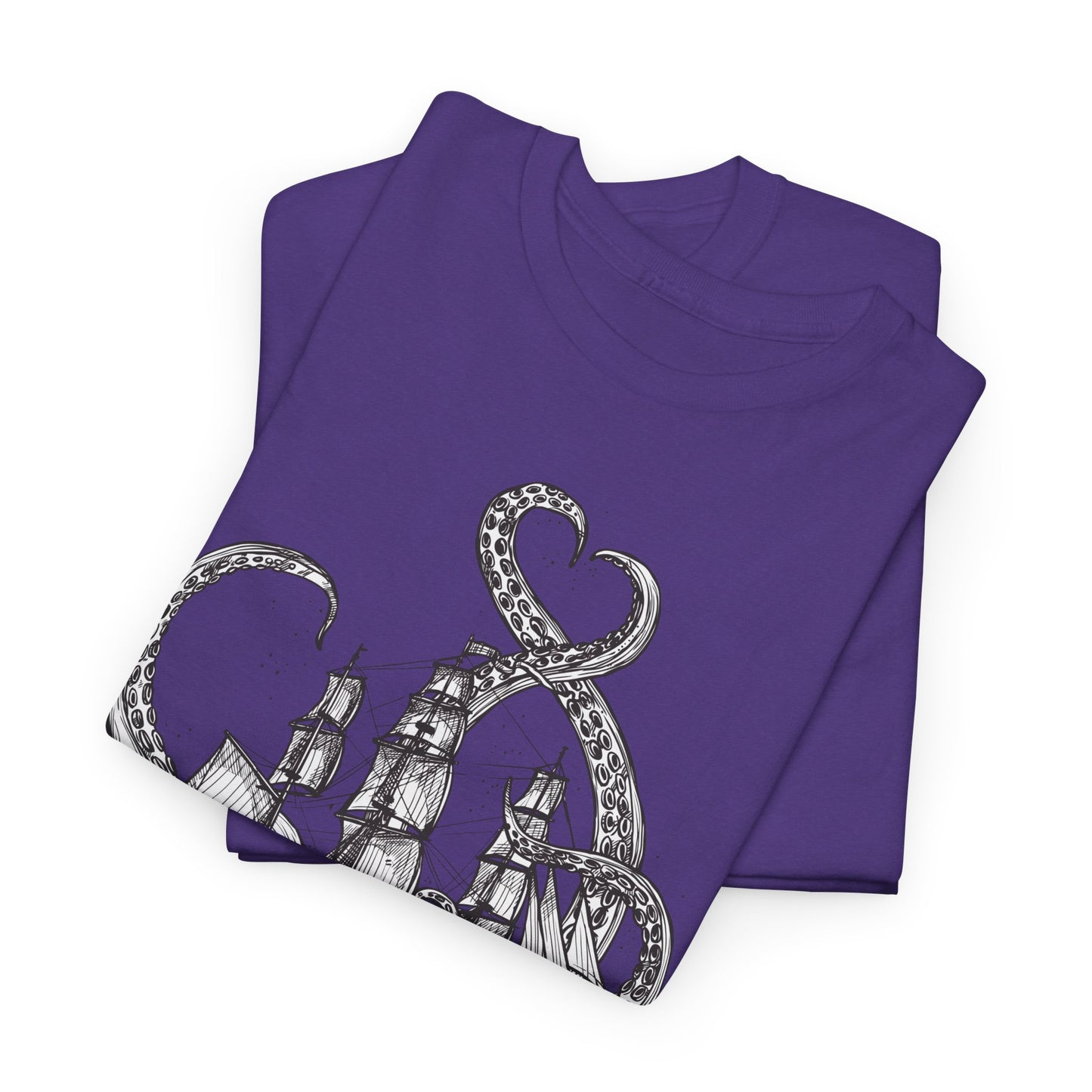 Release The Kraken T-Shirt - Political Ship & Kraken Tee