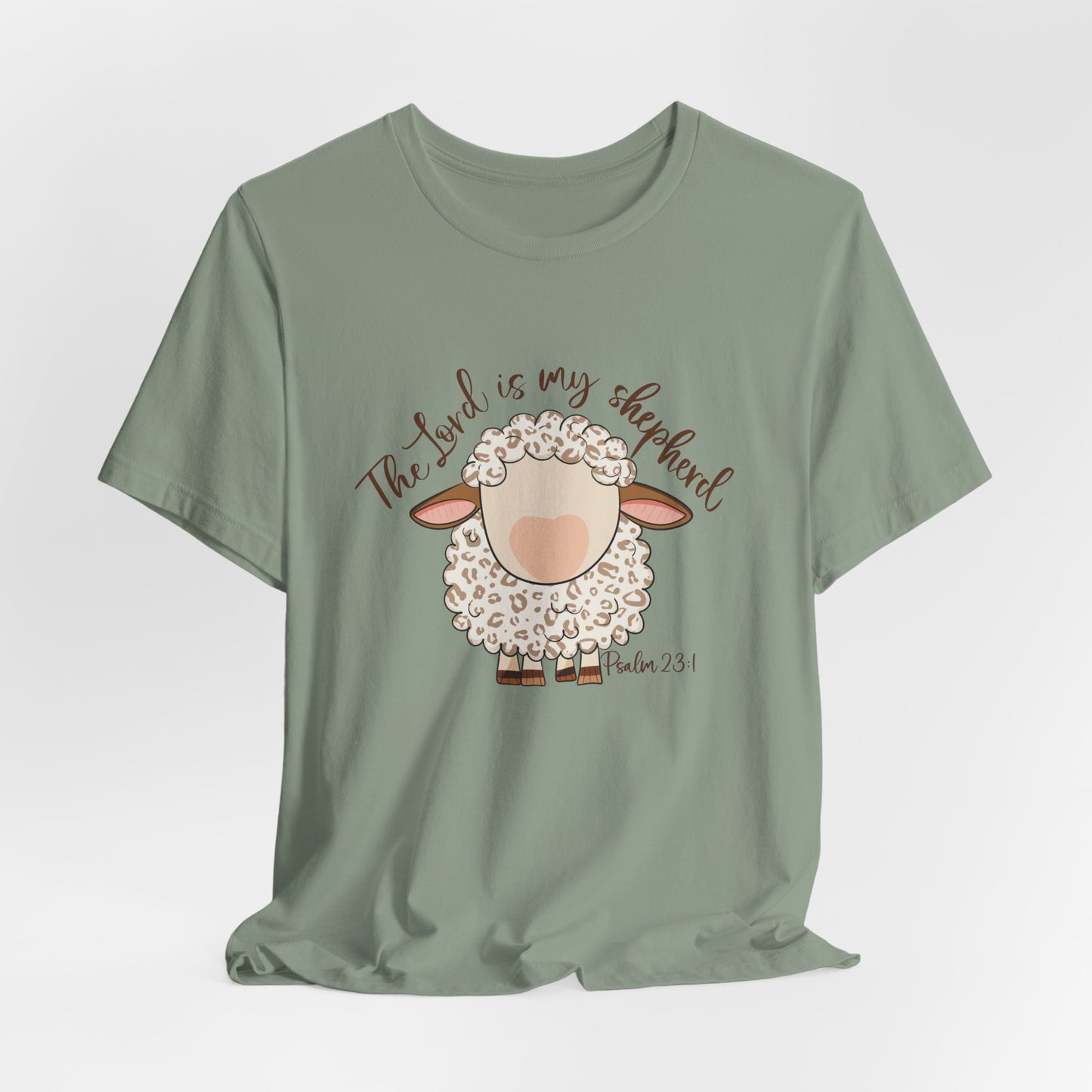 Cute Christian Sheep Tee - "The Lord is My Shepherd" T-Shirt