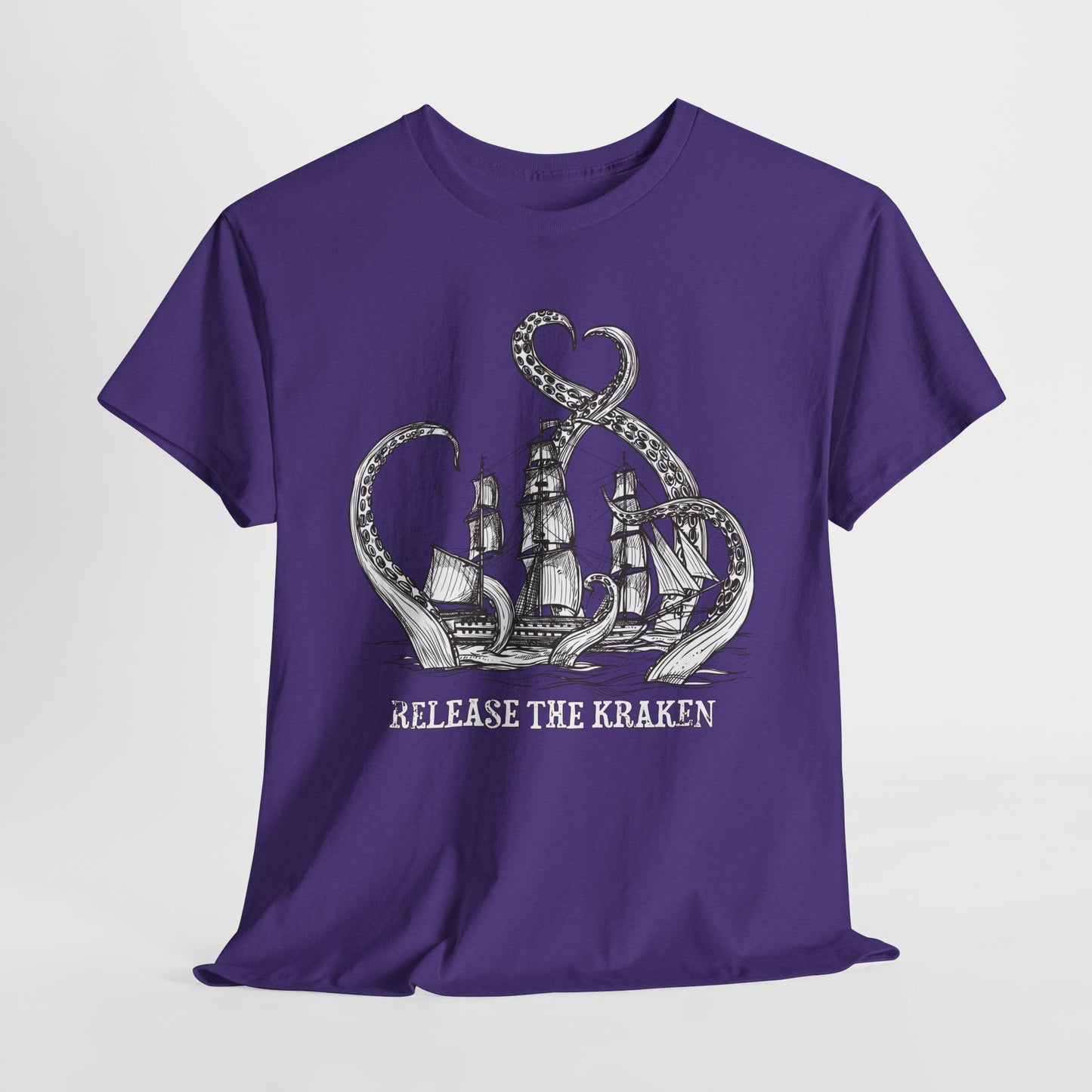 Release The Kraken T-Shirt - Political Ship & Kraken Tee