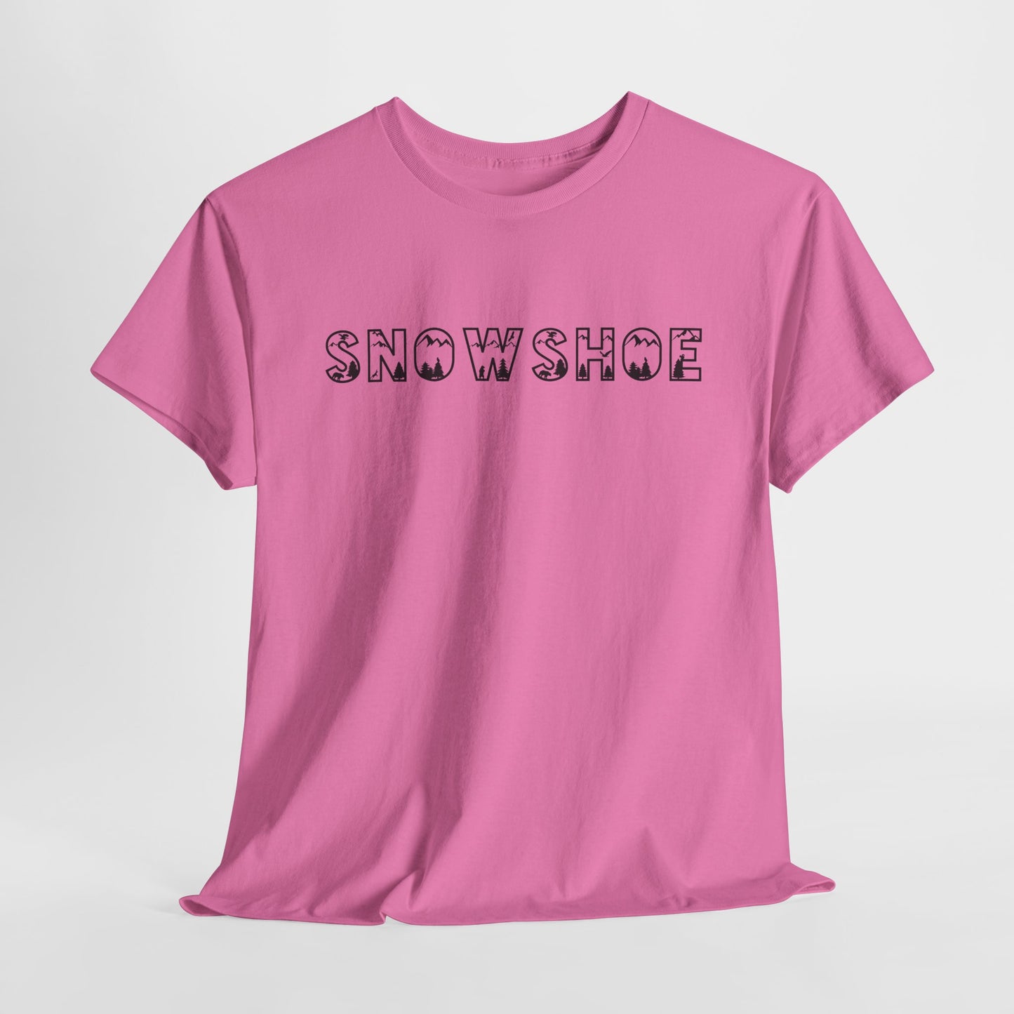 Snowshoe Nature Font Graphic T-Shirt