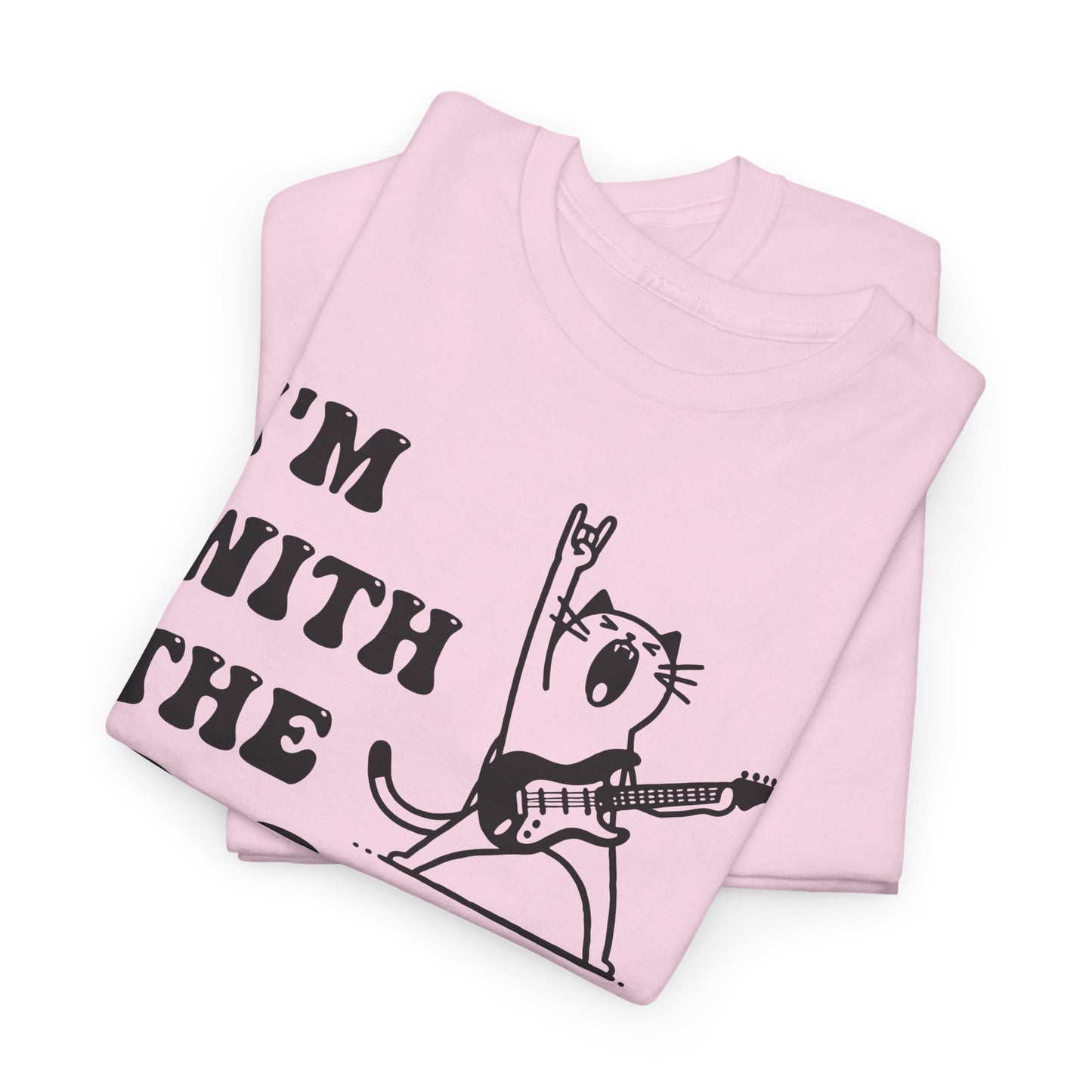 I’m With the Band T-Shirt – Rockstar Cat Tee