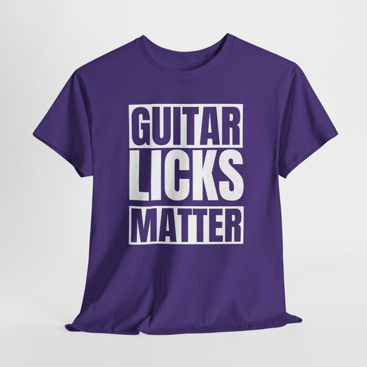 Guitar Licks Matter T-Shirt - Riff Edge Design