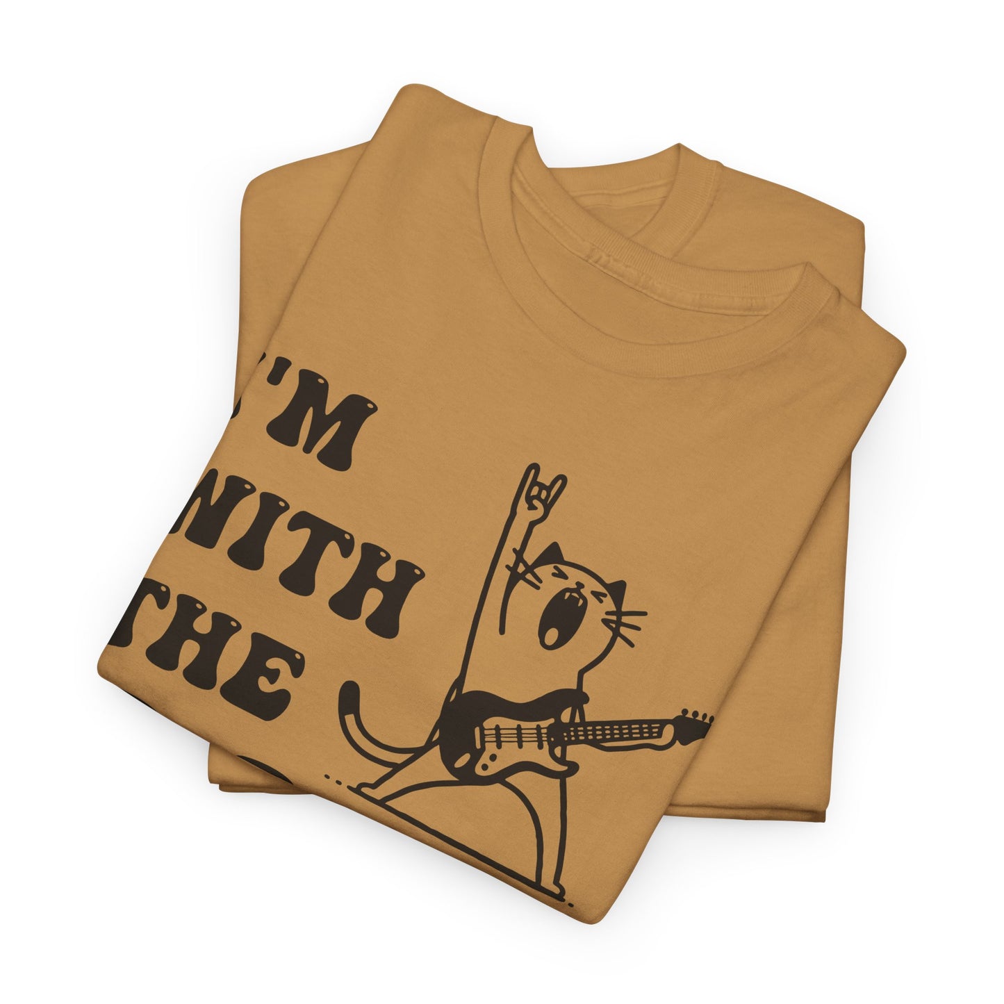 I’m With the Band T-Shirt – Rockstar Cat Tee
