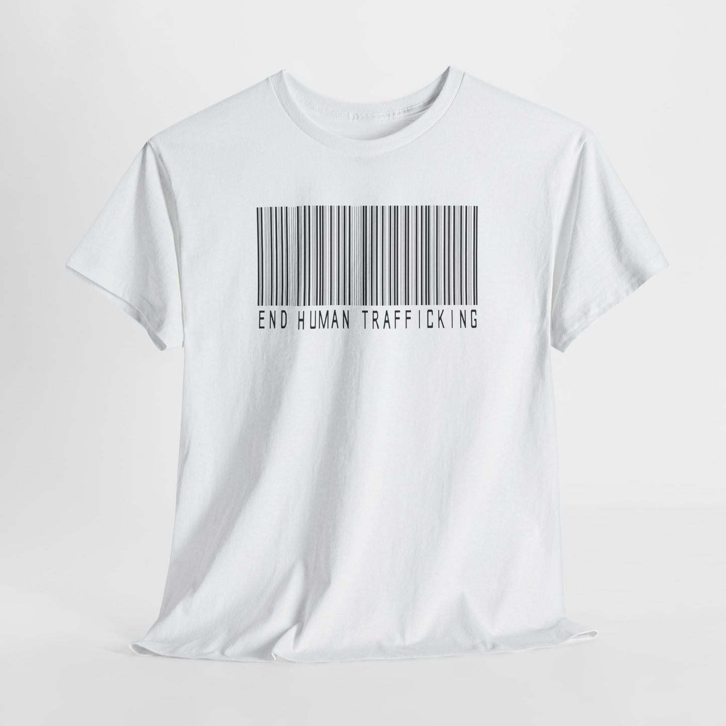 End Human Trafficking Barcode T-Shirt